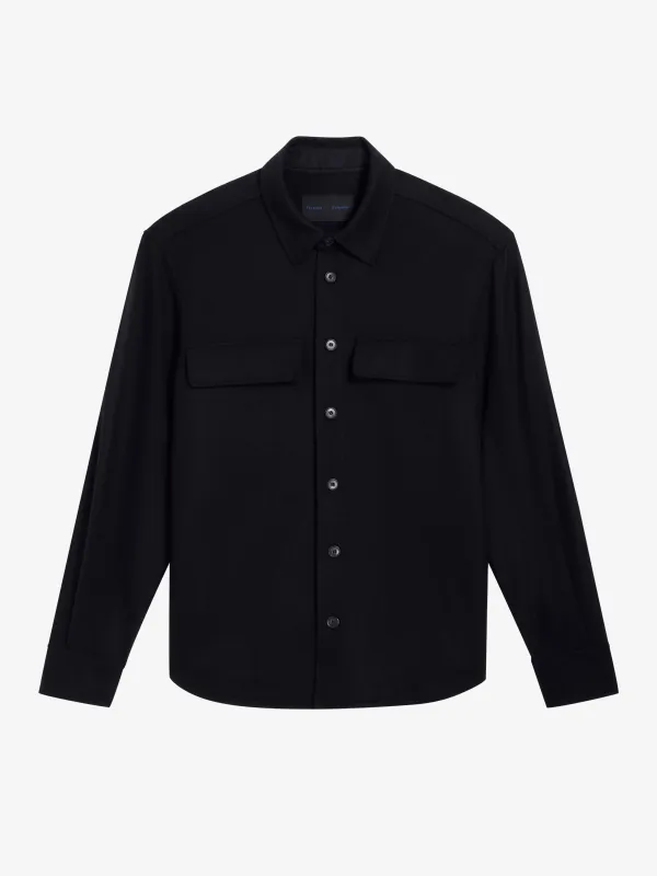 Beni Shirt in Jersey Flannel sold by Proenza Schouler