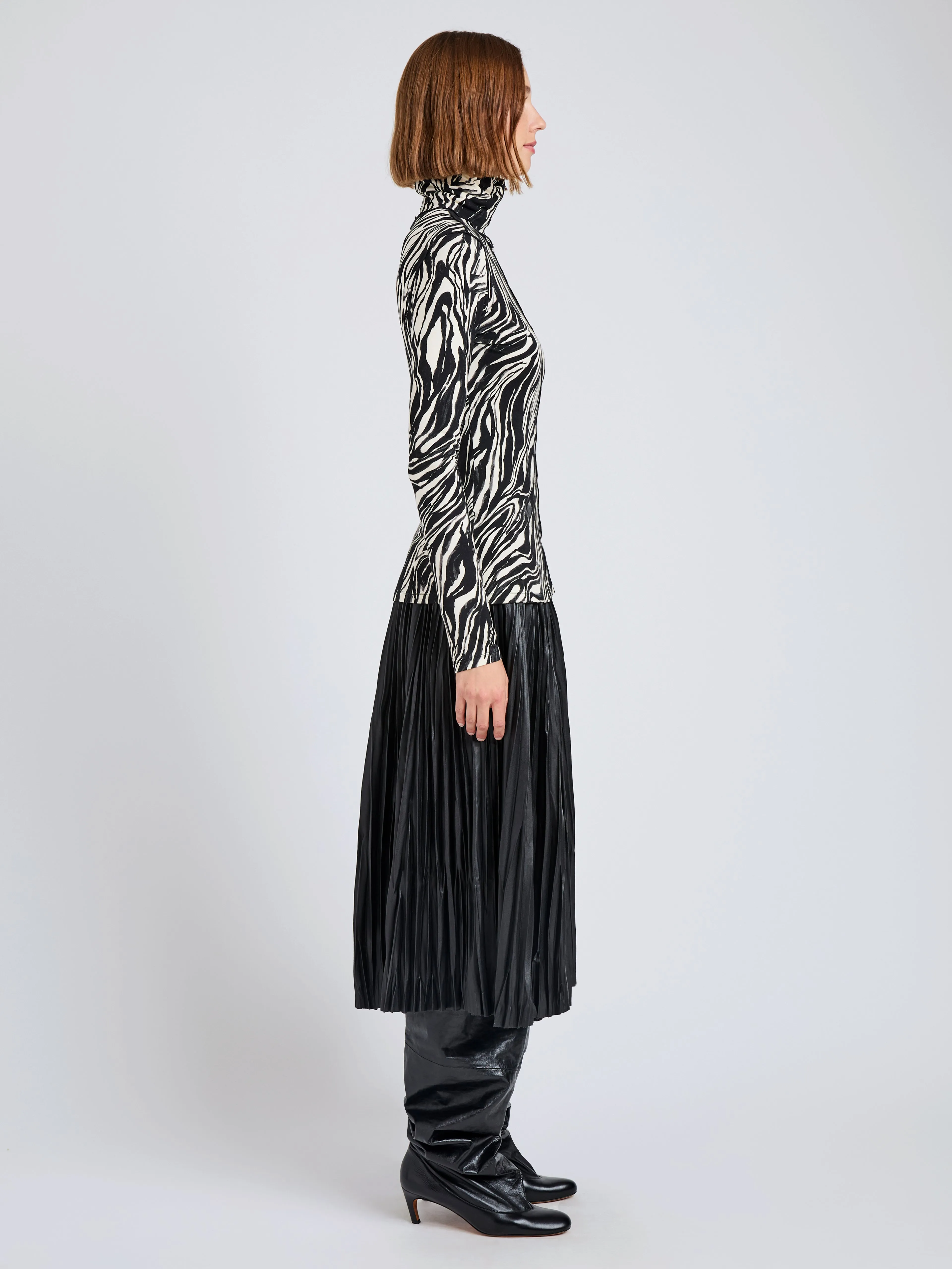 Audrey Top in Marble Jersey sold by Proenza Schouler product image thumbnail 4