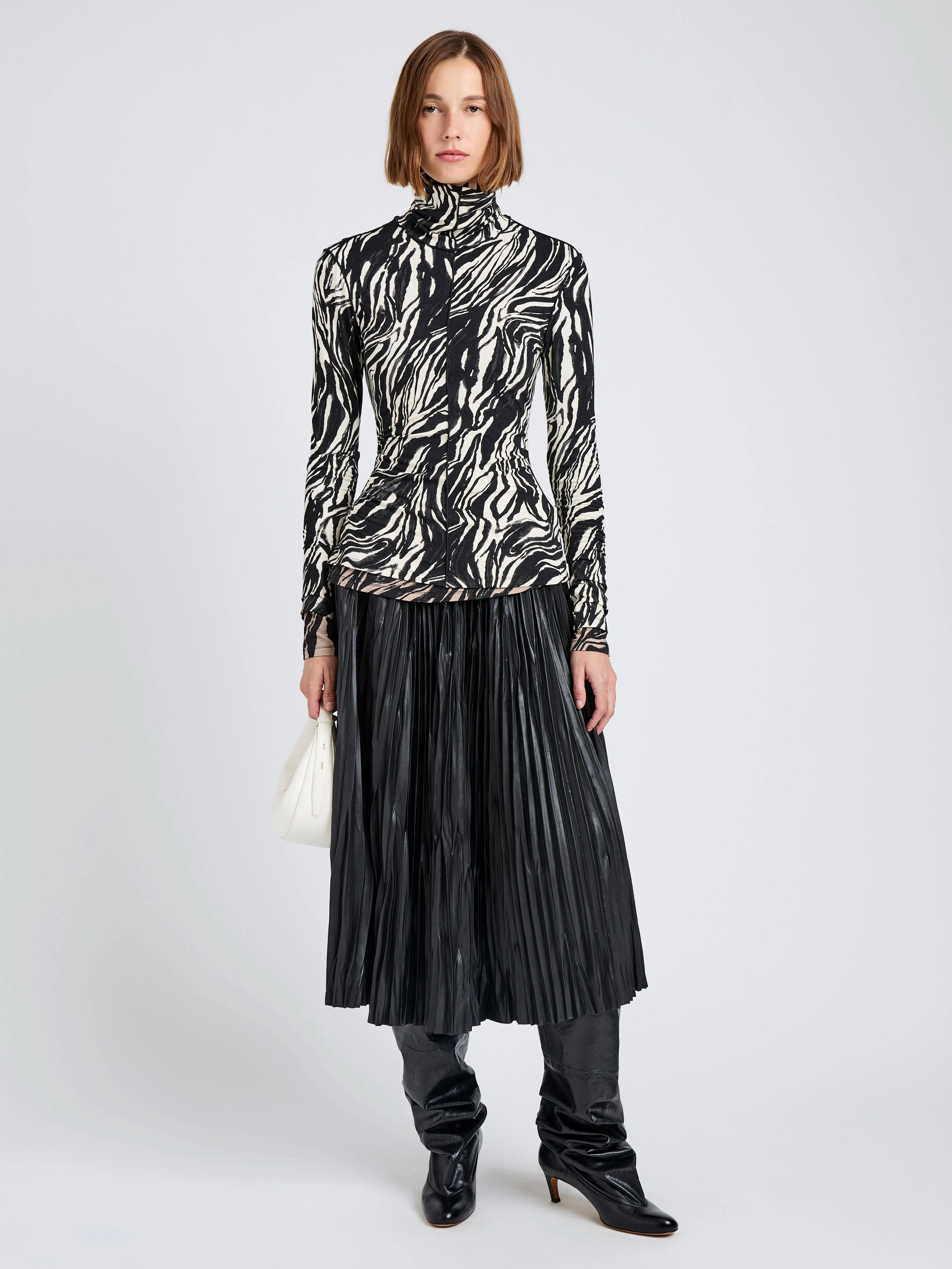 Audrey Top in Marble Jersey sold by Proenza Schouler product image thumbnail 3
