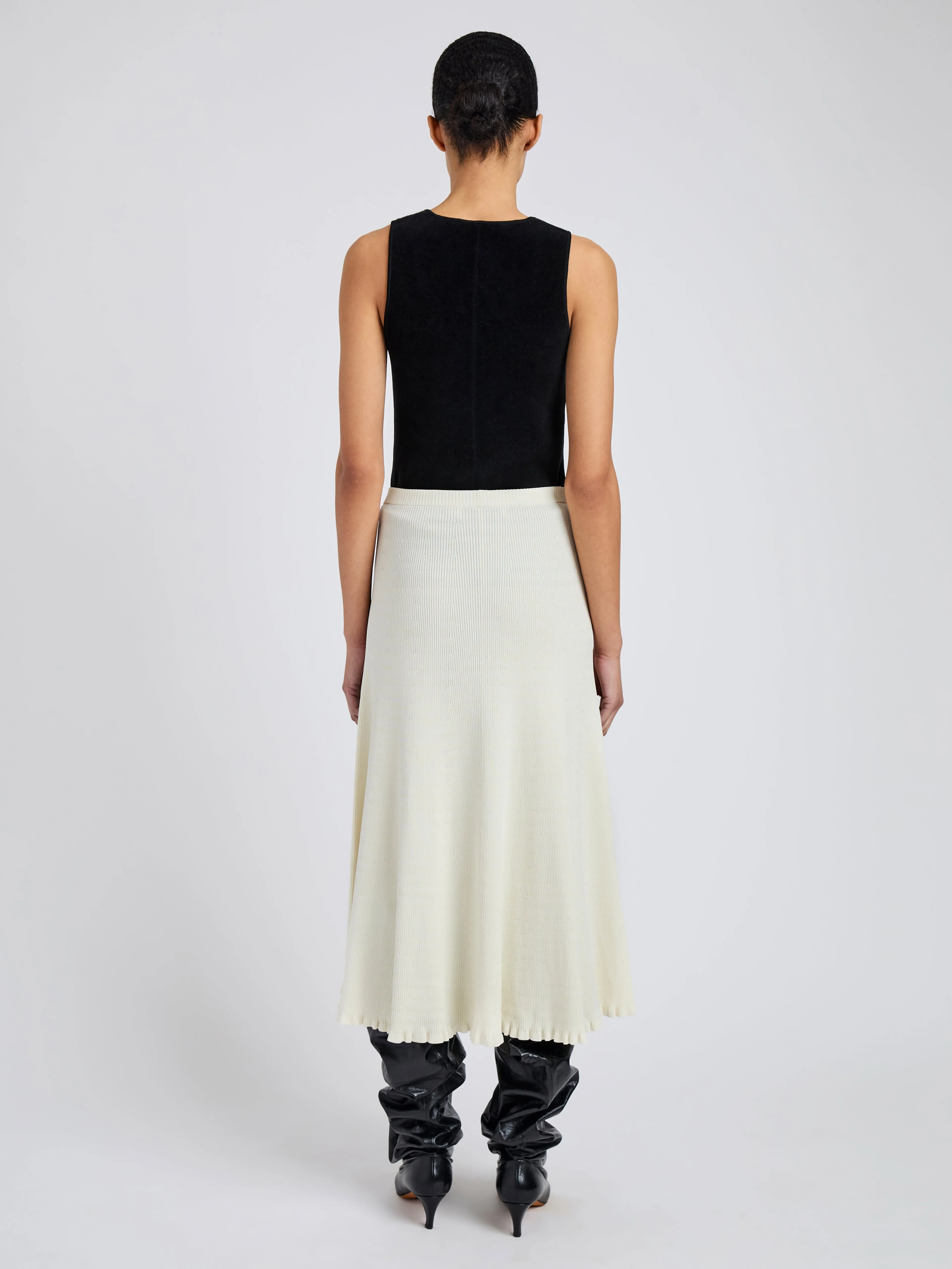 Stina Skirt in Geo Knits sold by Proenza Schouler product image thumbnail 4