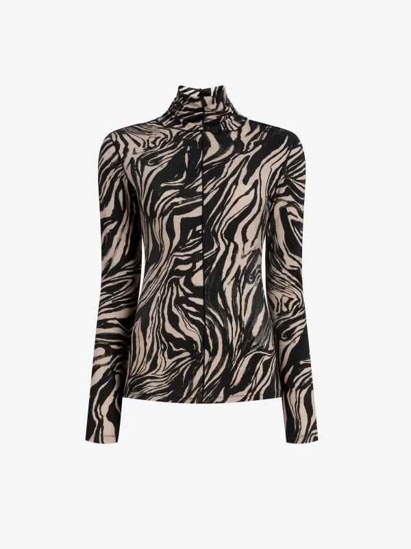 Audrey Top in Marble Jersey sold by Proenza Schouler