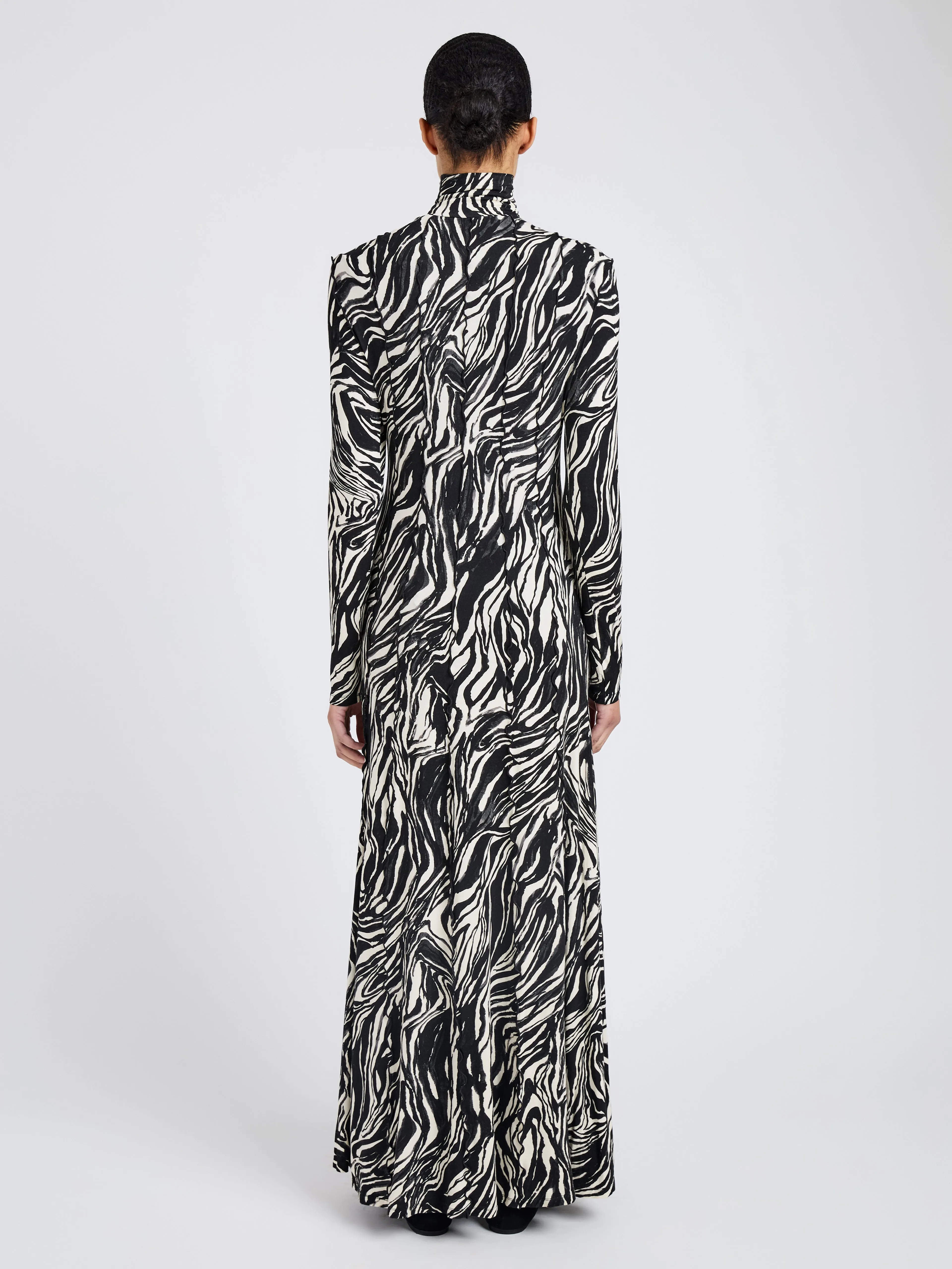 Mabel Dress in Marble Jersey sold by Proenza Schouler product image thumbnail 4