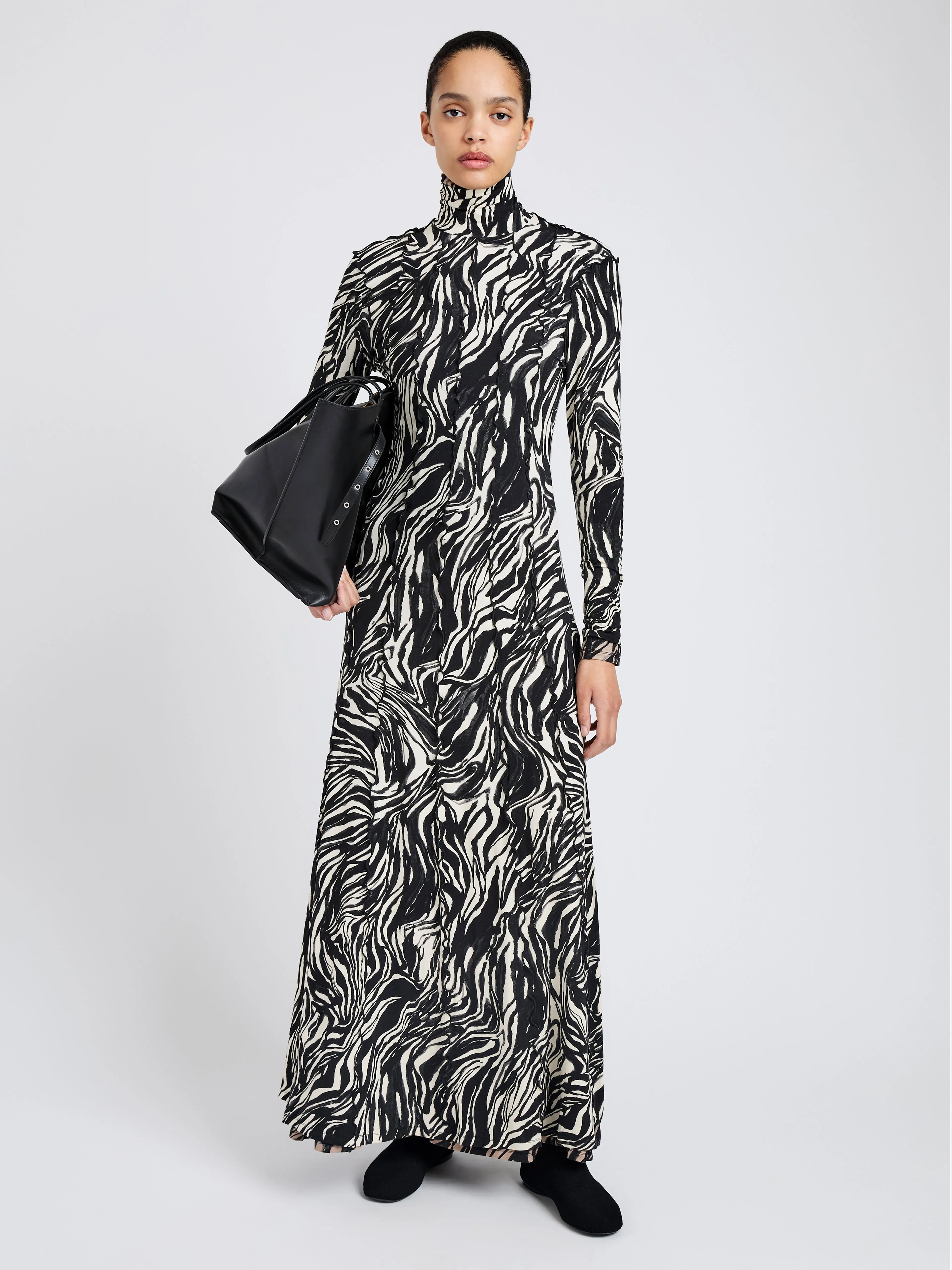 Mabel Dress in Marble Jersey sold by Proenza Schouler product image thumbnail 2