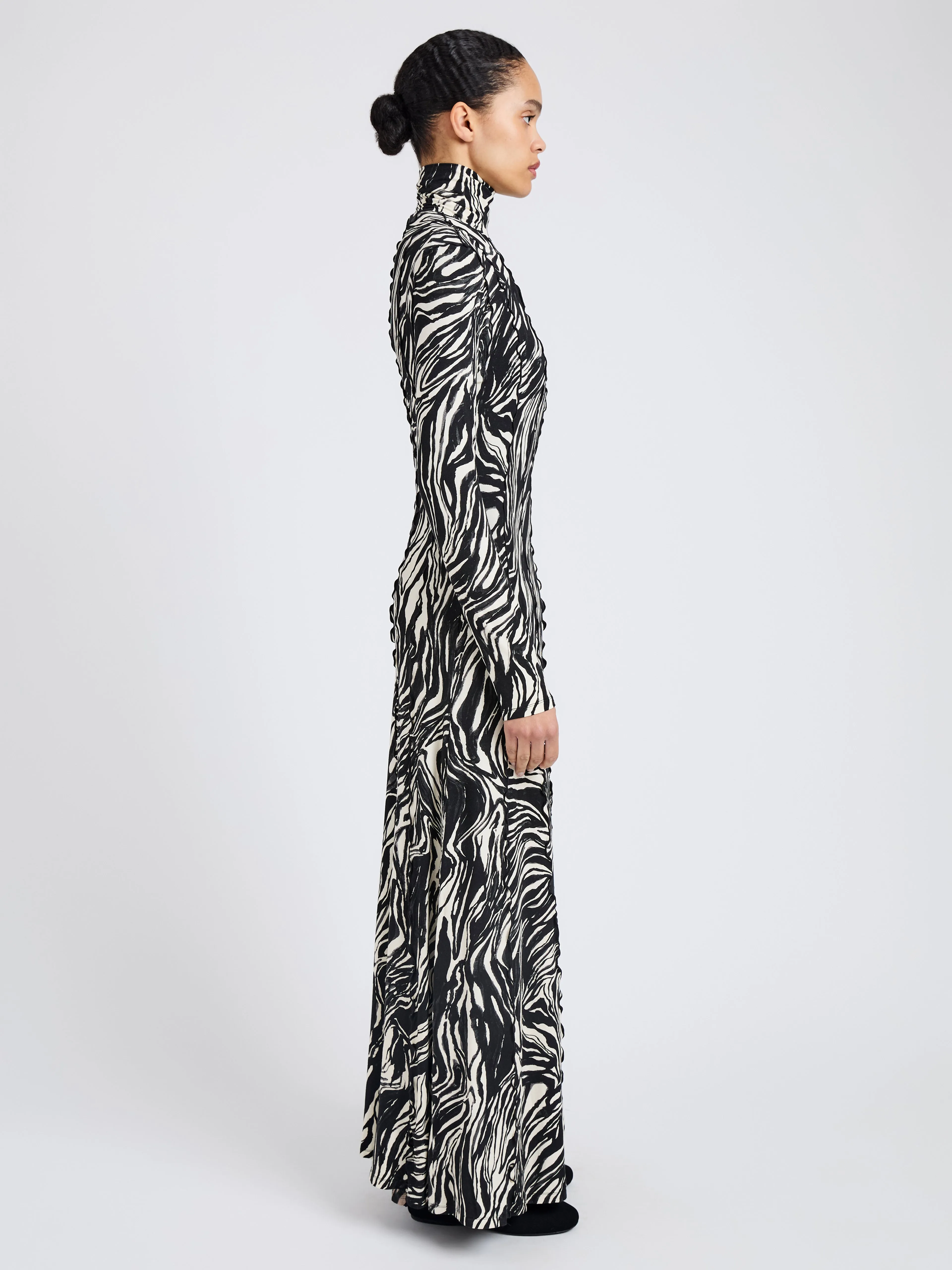 Mabel Dress in Marble Jersey sold by Proenza Schouler product image thumbnail 3