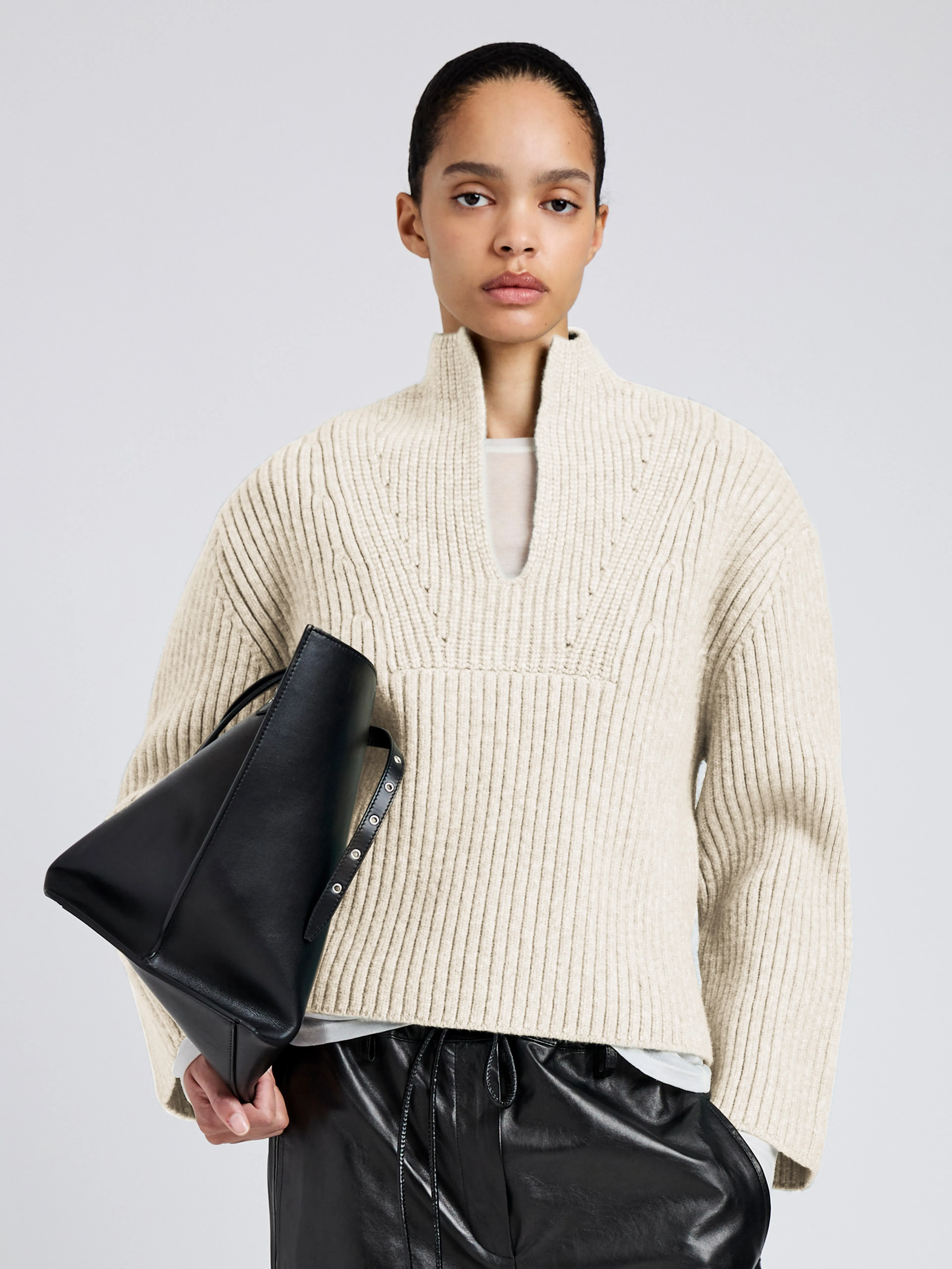 Meron Sweater in Melange Merino sold by Proenza Schouler product image thumbnail 2