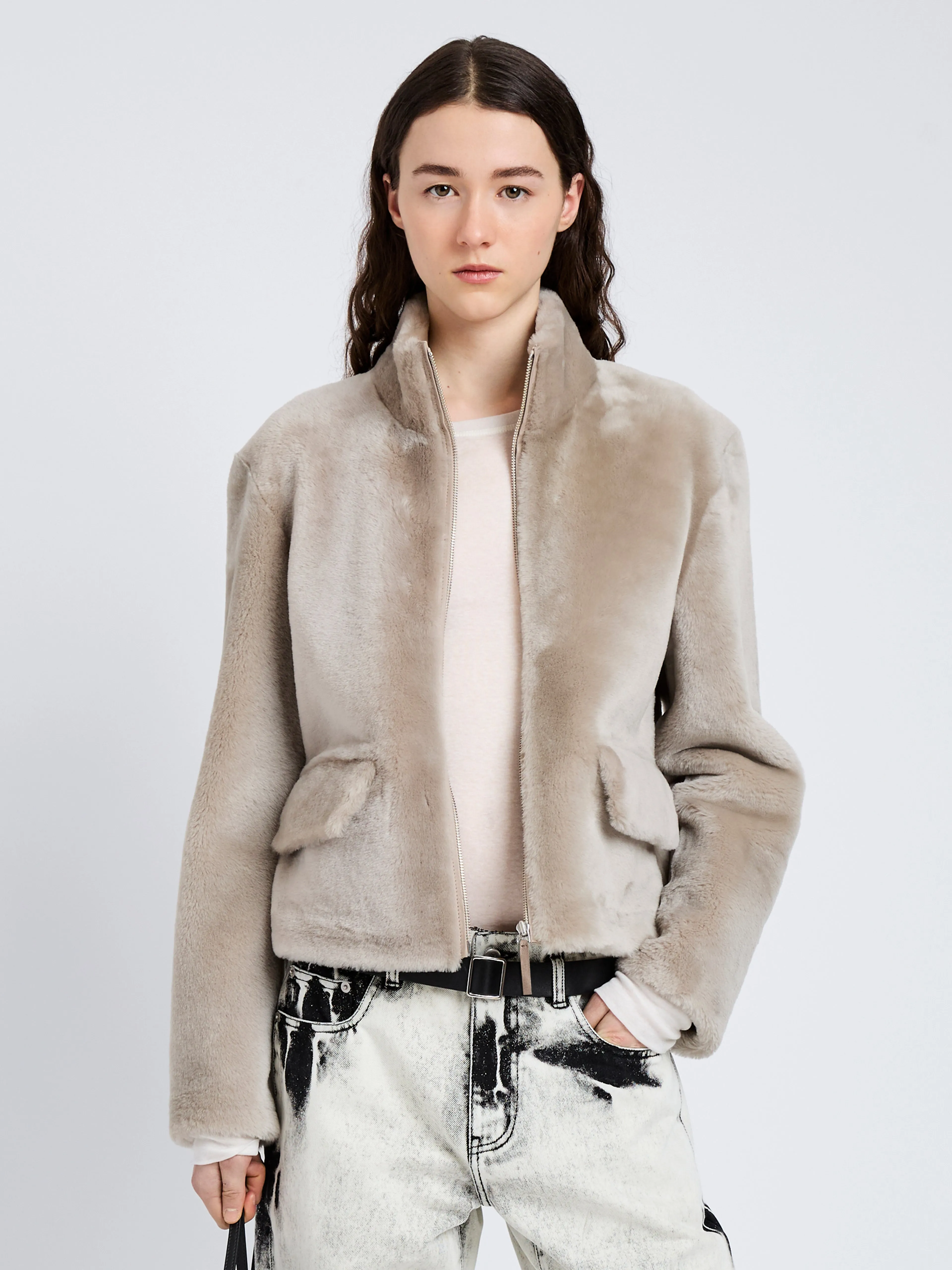 Scarlett Jacket in Shearling sold by Proenza Schouler product image thumbnail 2