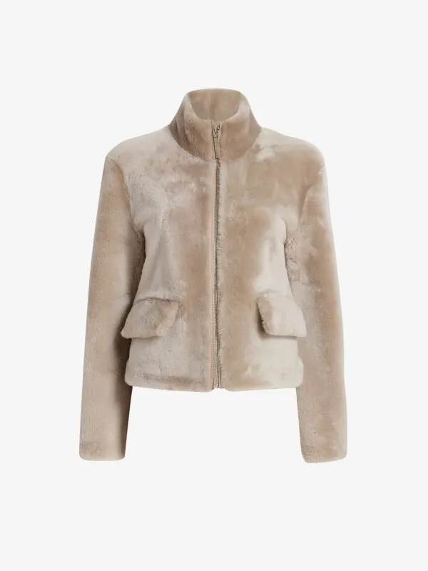 Scarlett Jacket in Shearling sold by Proenza Schouler