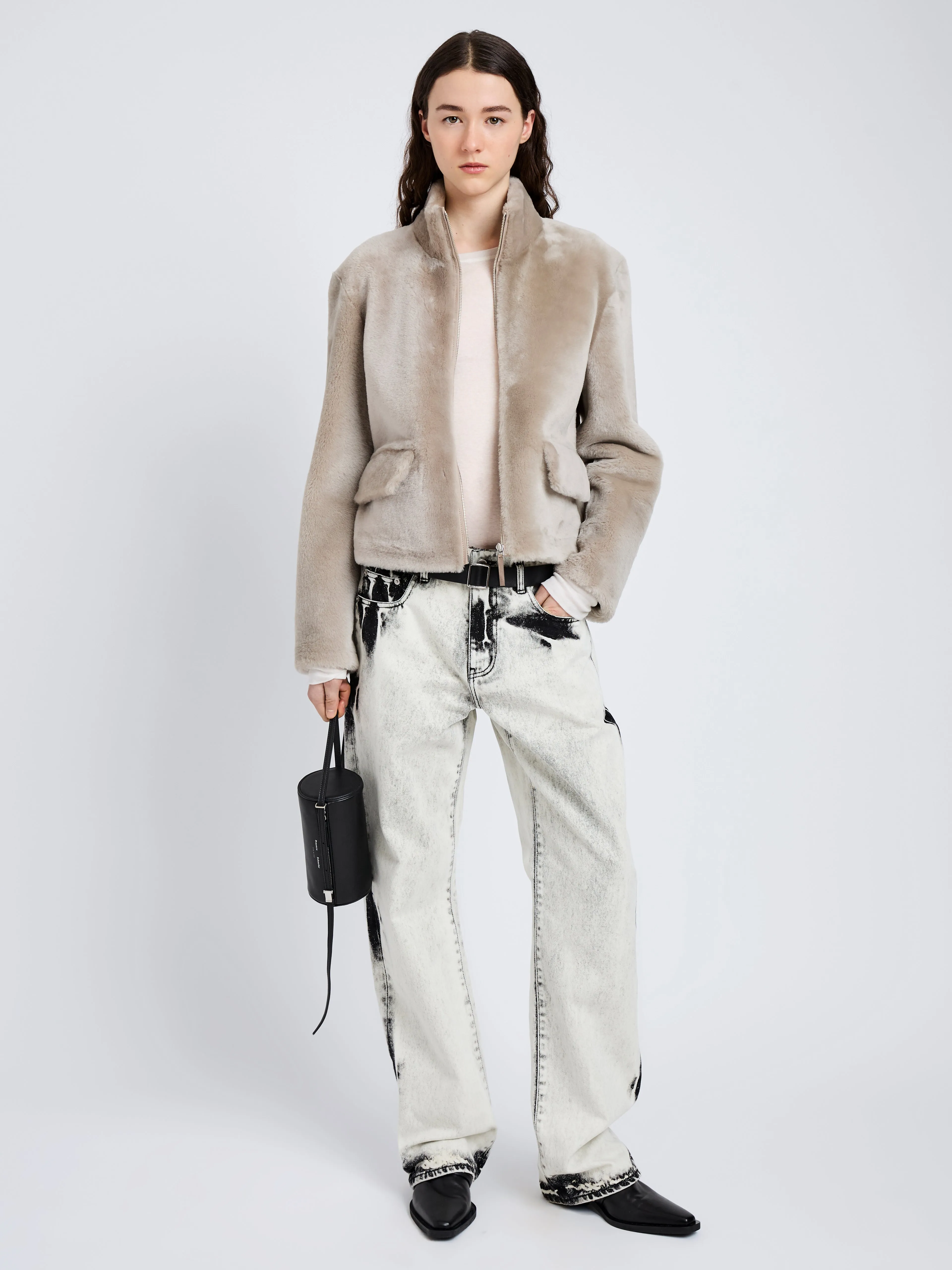 Scarlett Jacket in Shearling sold by Proenza Schouler product image thumbnail 3