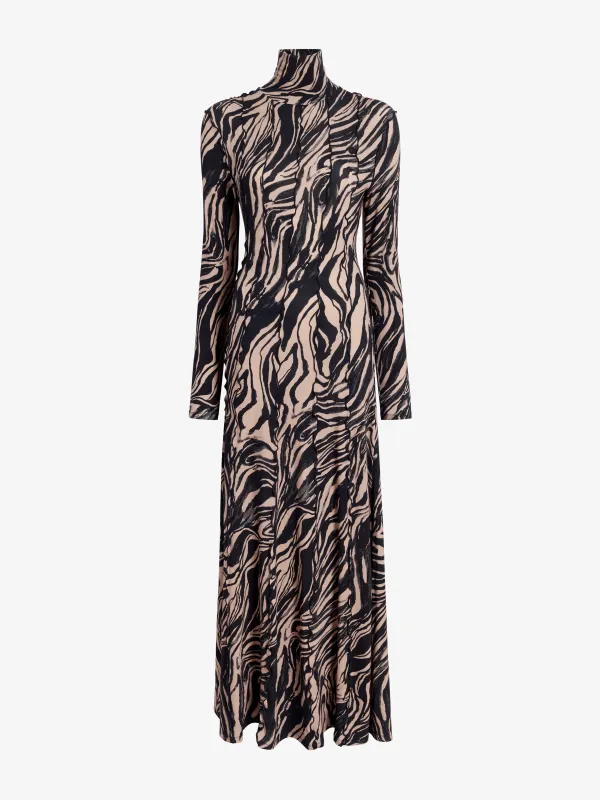 Mabel Dress in Marble Jersey sold by Proenza Schouler