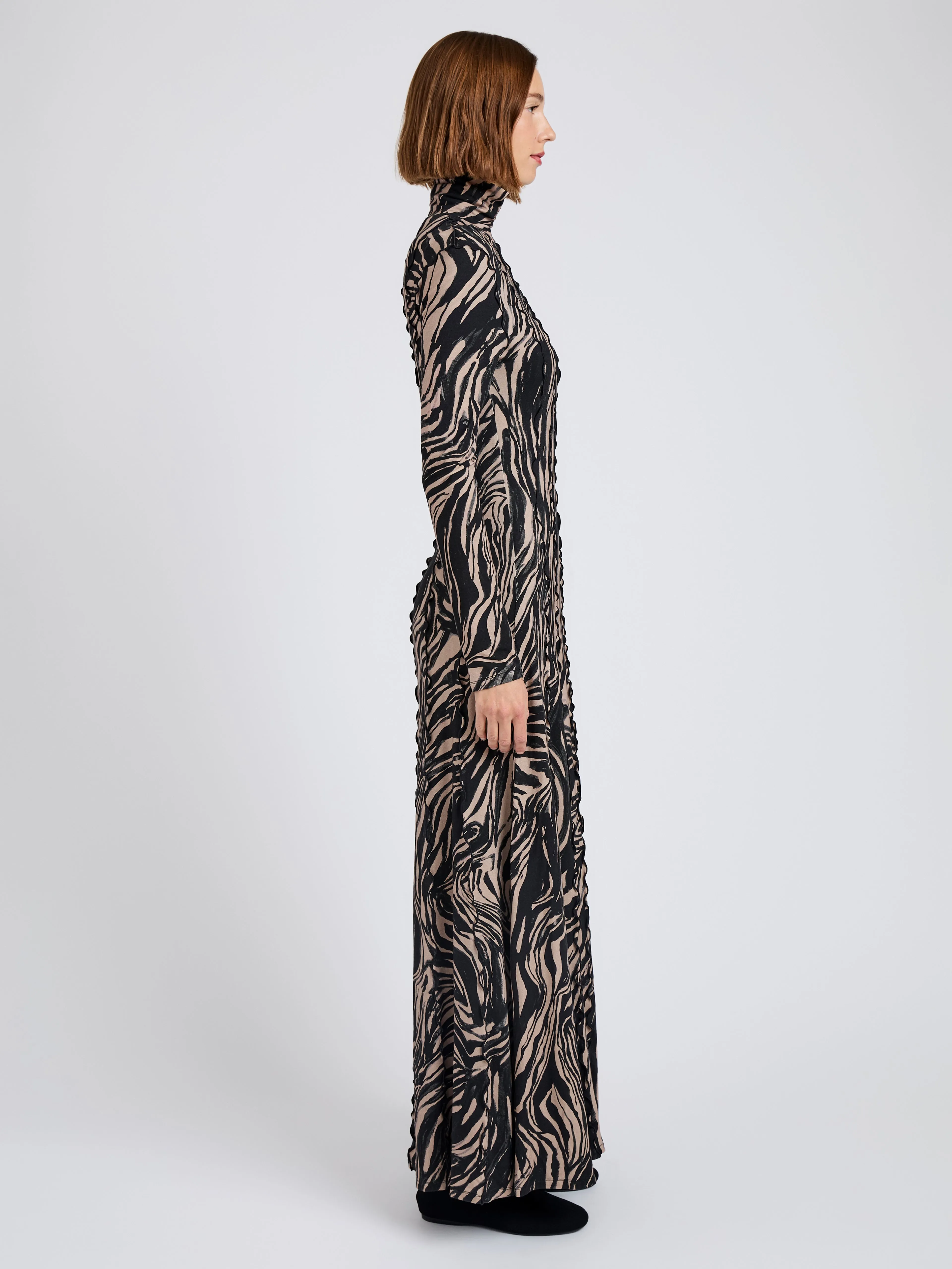 Mabel Dress in Marble Jersey sold by Proenza Schouler product image thumbnail 3