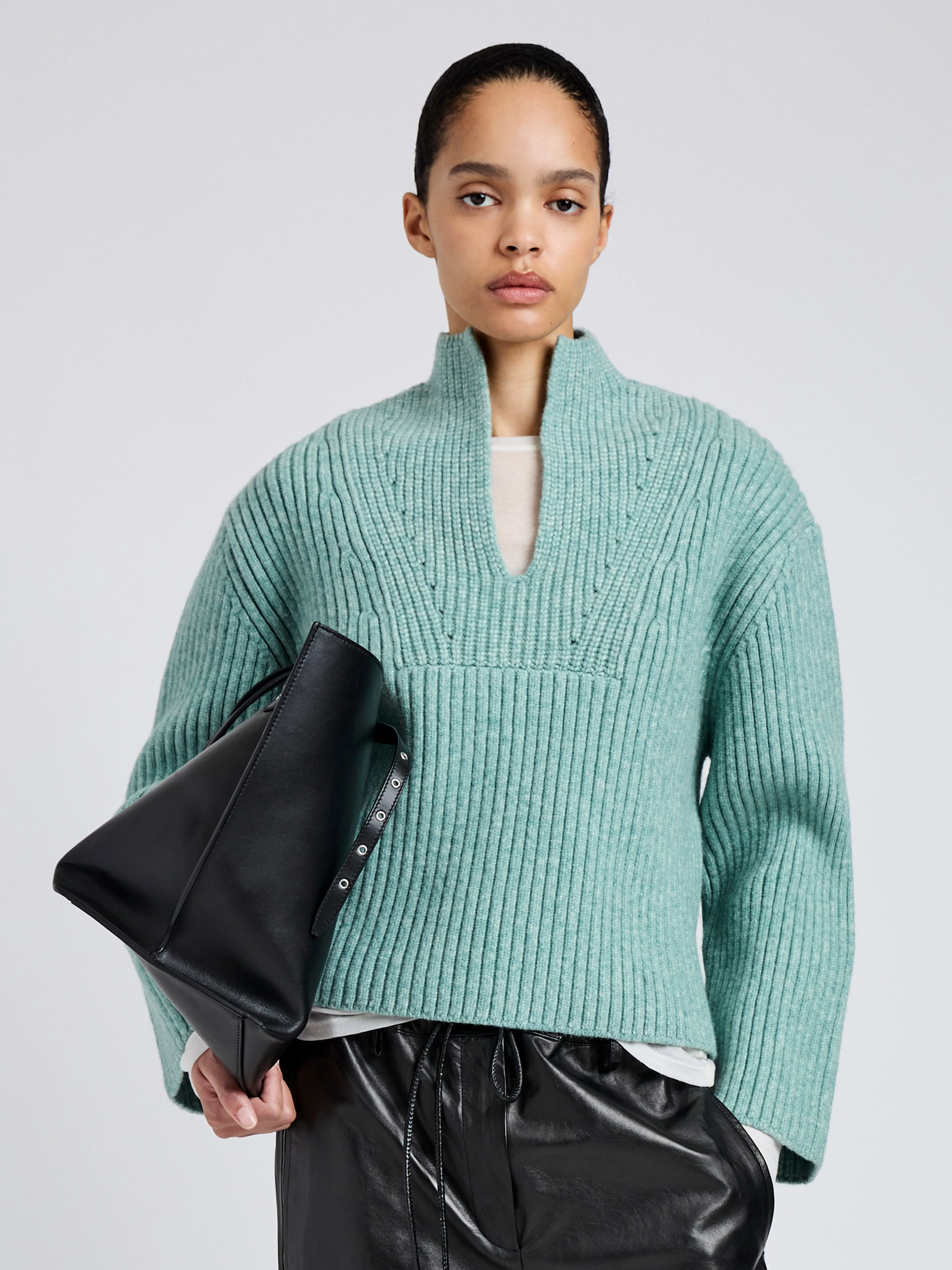 Meron Sweater in Melange Merino sold by Proenza Schouler product image thumbnail 2