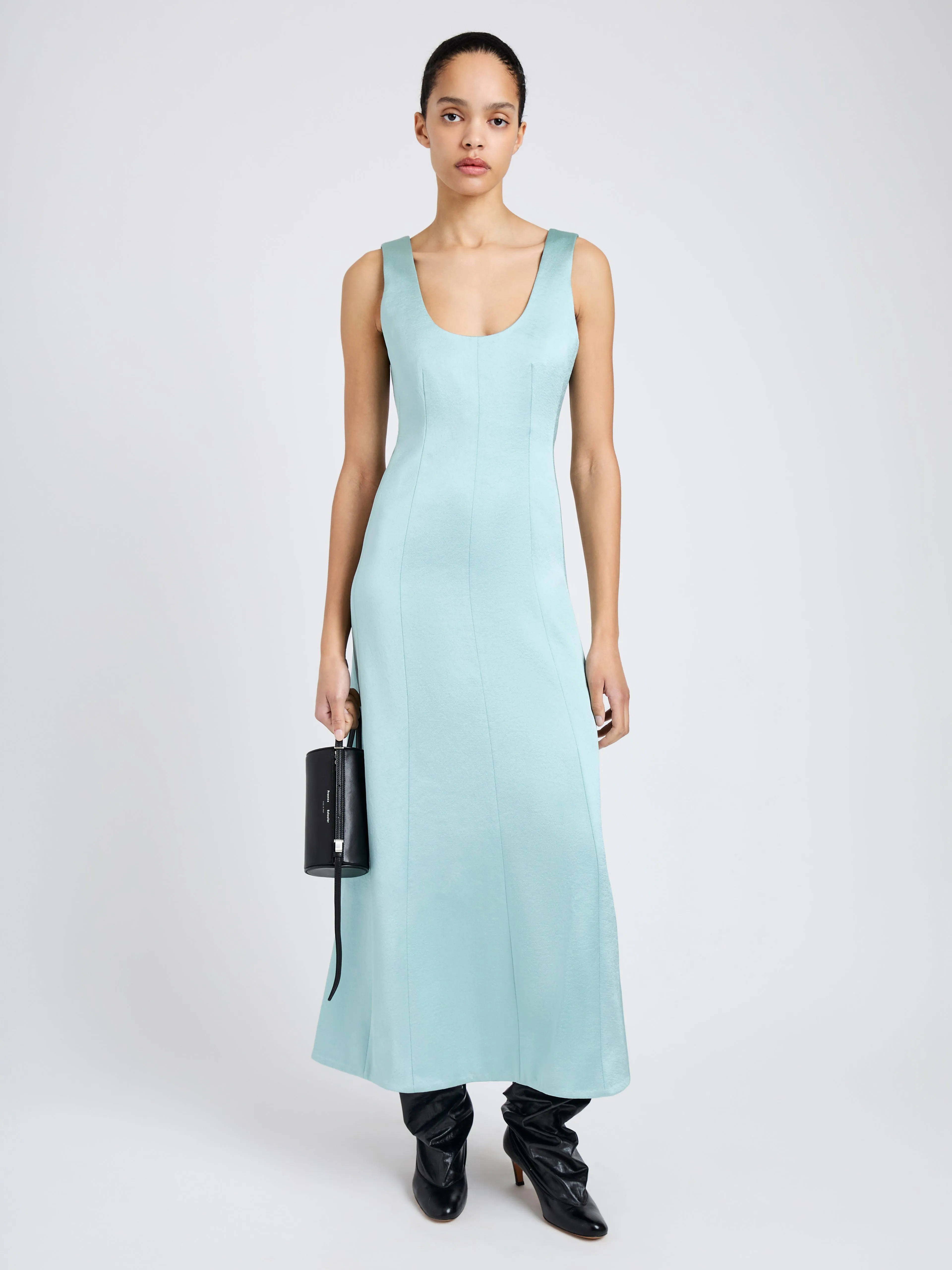 Isabelle Dress in Crinkled Crepe sold by Proenza Schouler product image thumbnail 2