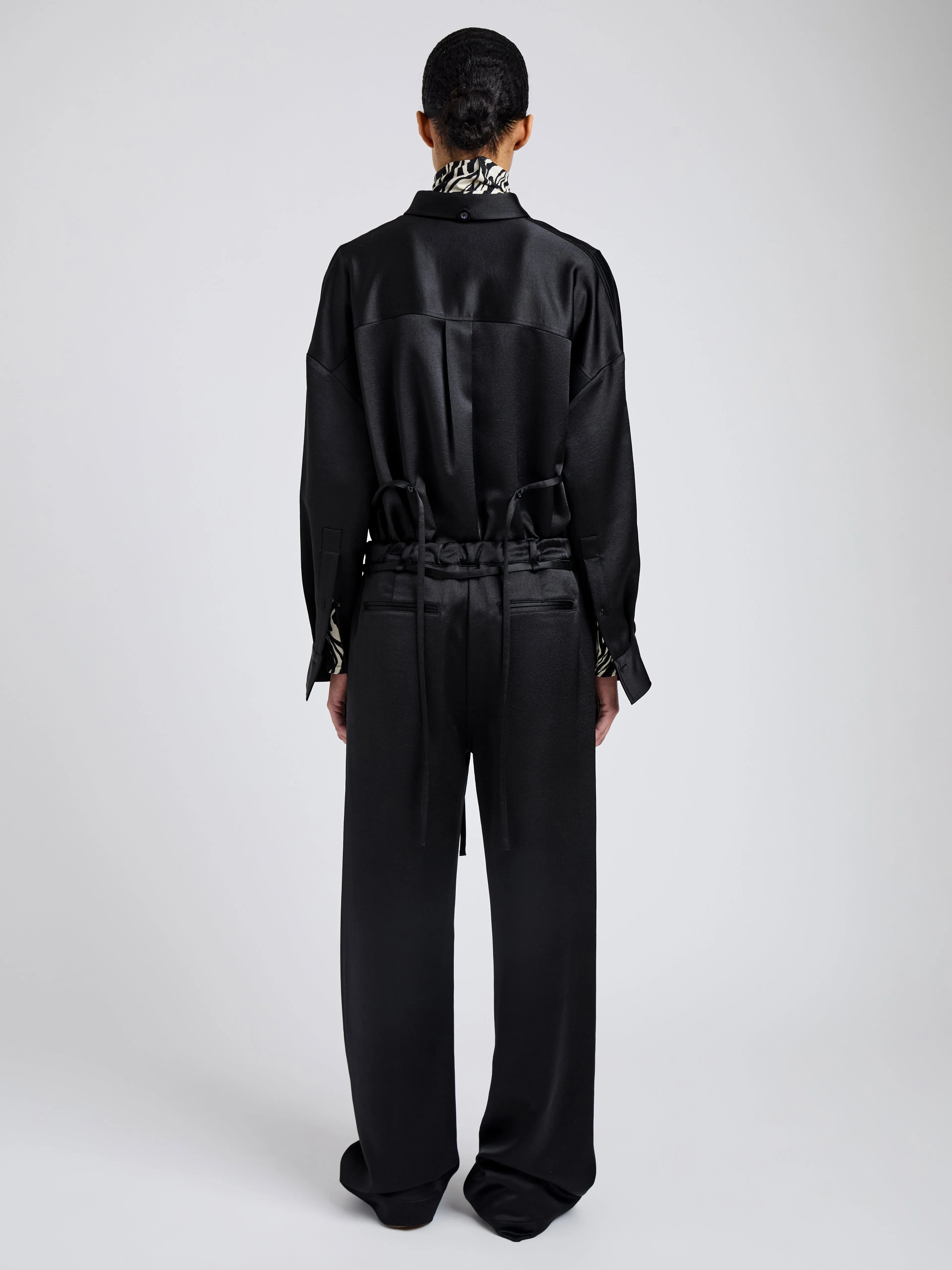 Magnus Pant in Crinkled Crepe sold by Proenza Schouler product image thumbnail 4