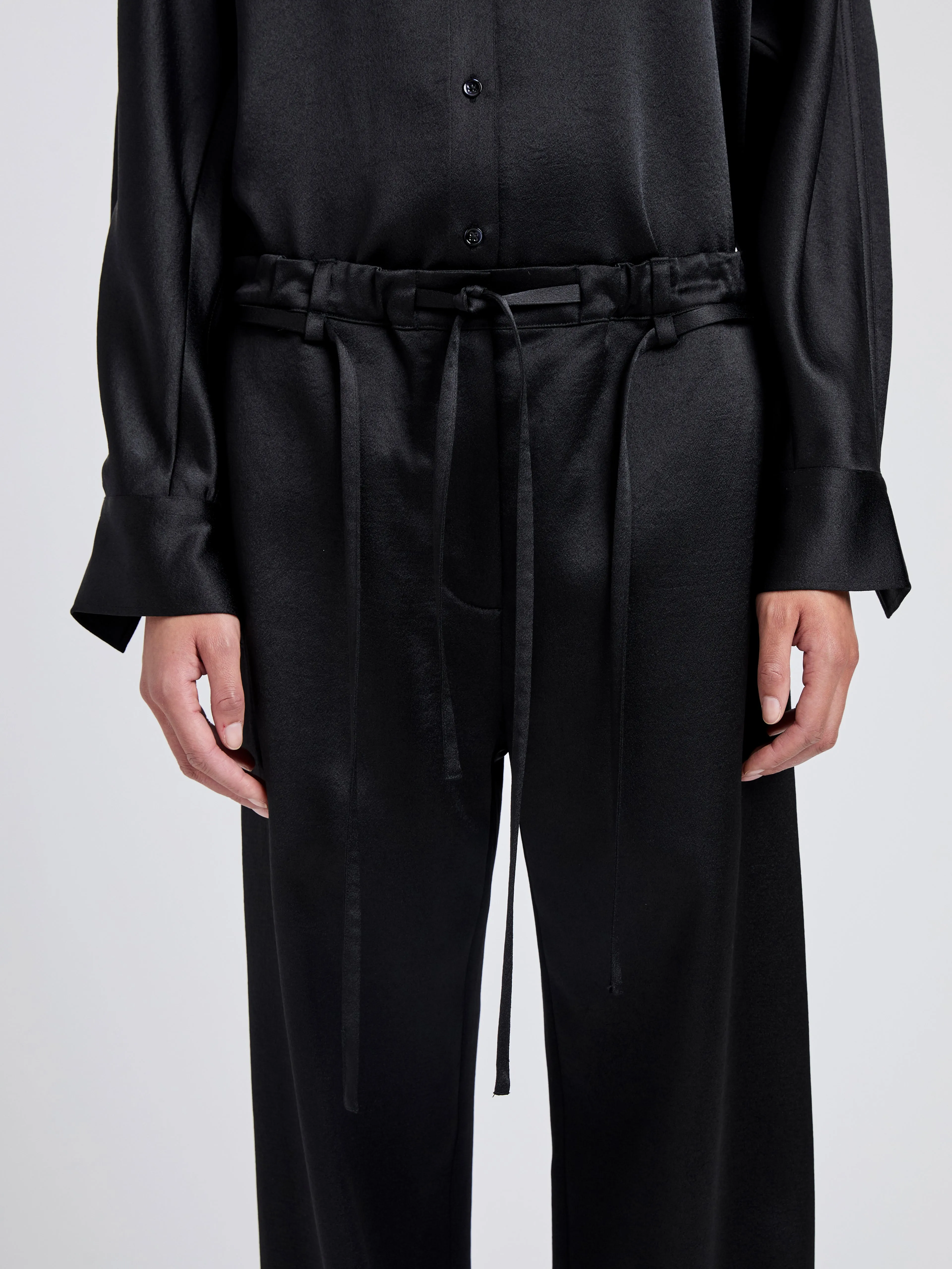 Magnus Pant in Crinkled Crepe sold by Proenza Schouler product image thumbnail 5