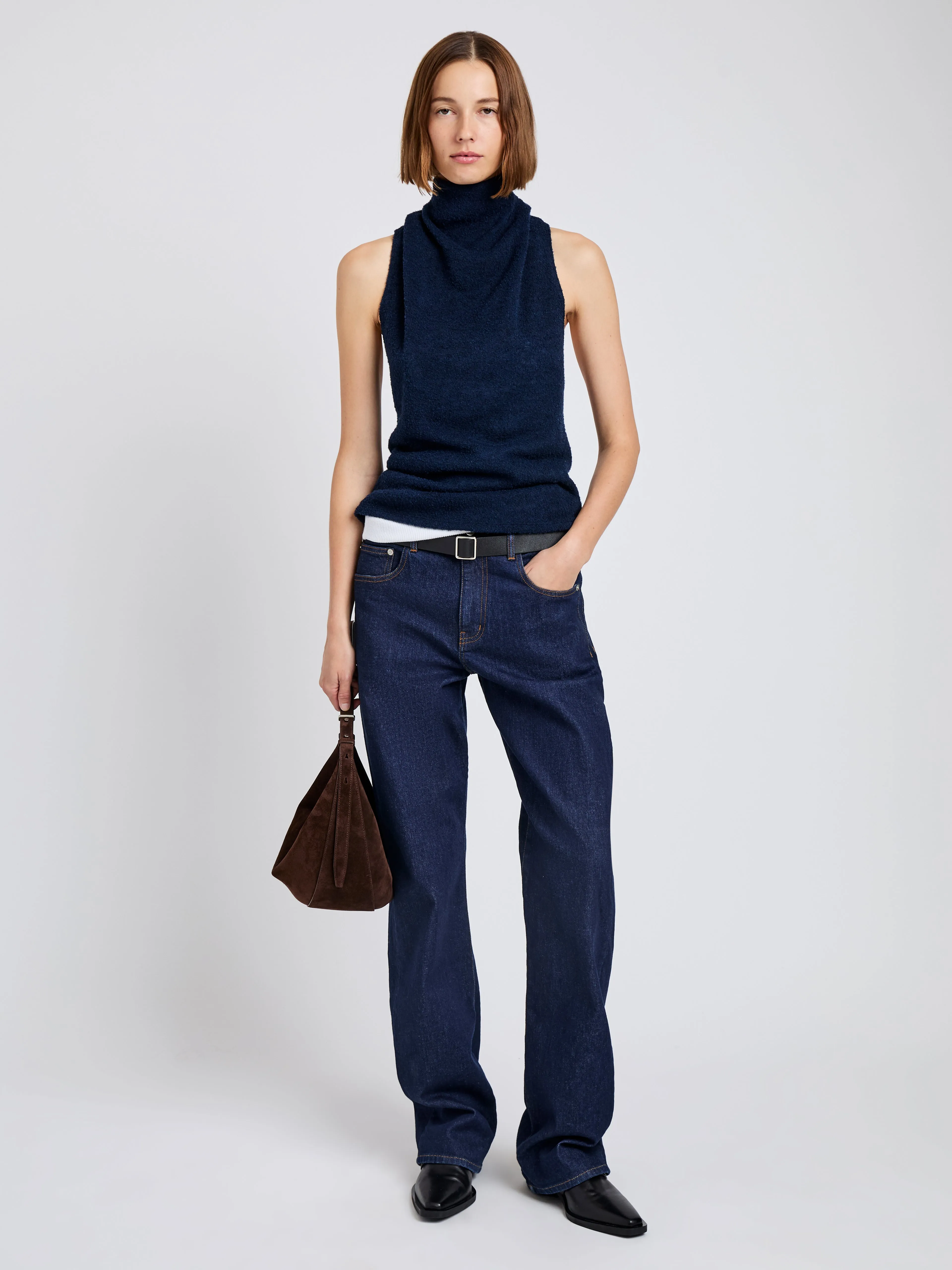 Cynthia Top in Wool Jersey sold by Proenza Schouler product image thumbnail 3