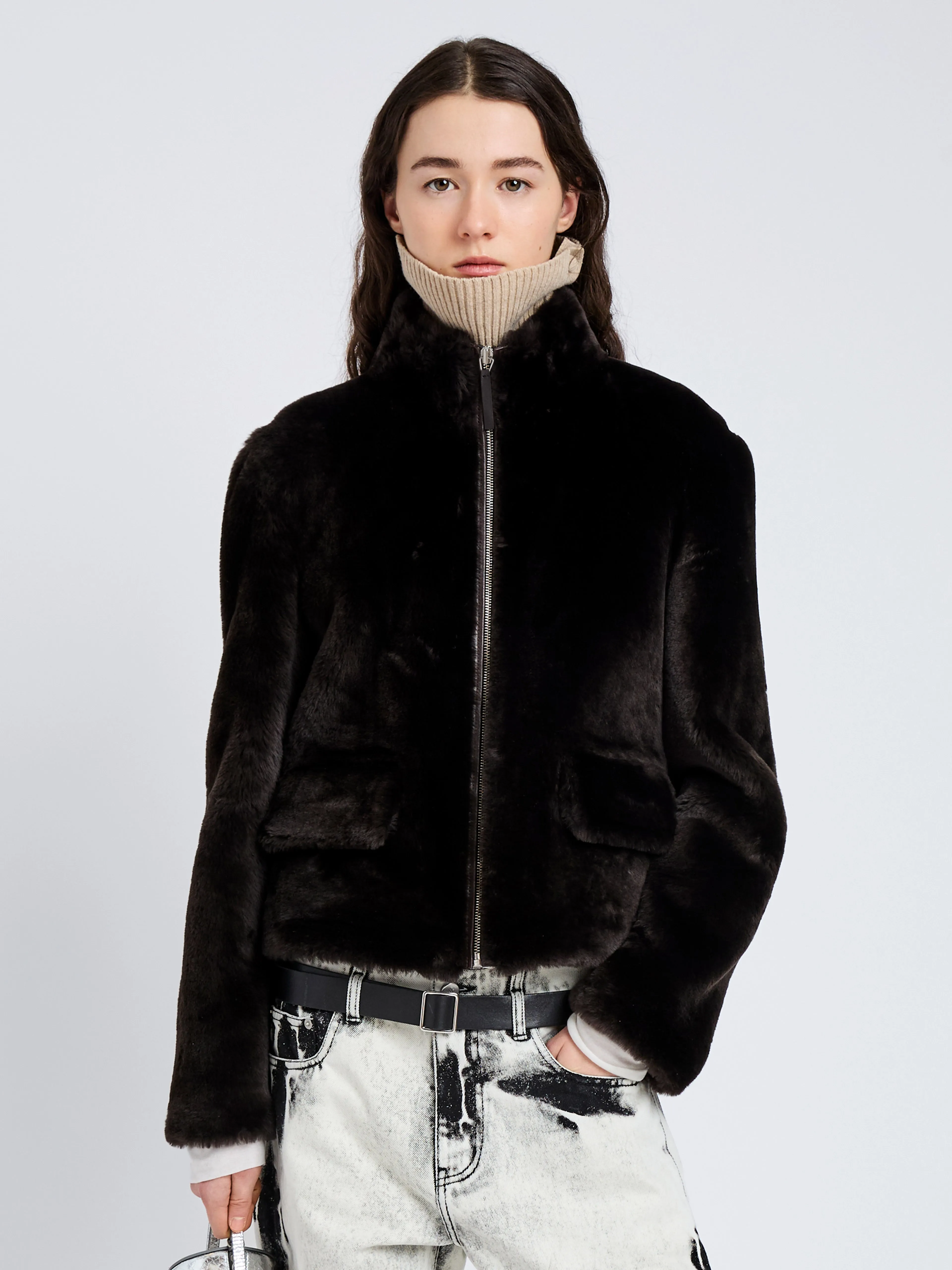 Scarlett Jacket in Shearling sold by Proenza Schouler product image thumbnail 2