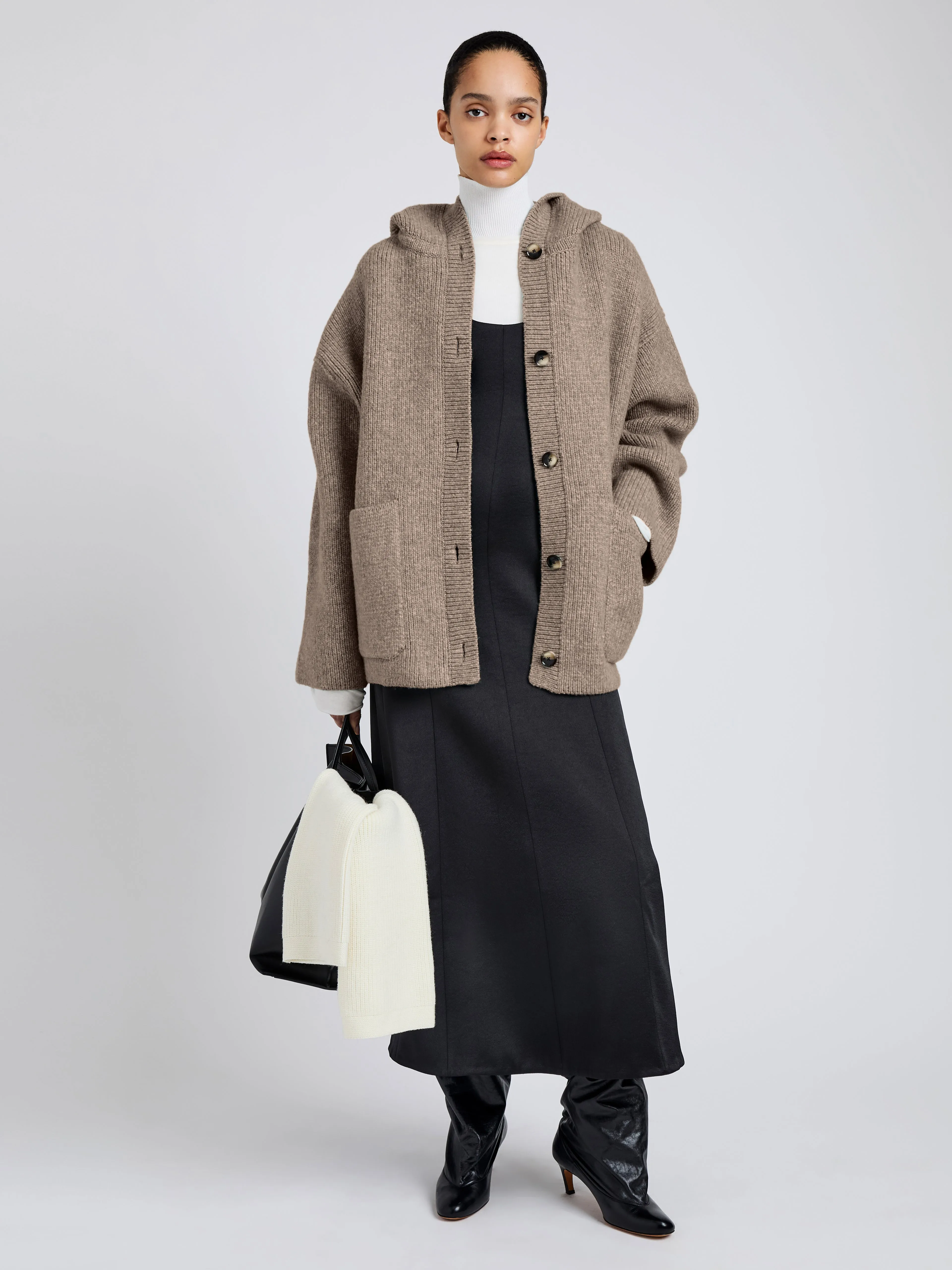 Nelly Jacket in Melange Merino sold by Proenza Schouler product image thumbnail 3