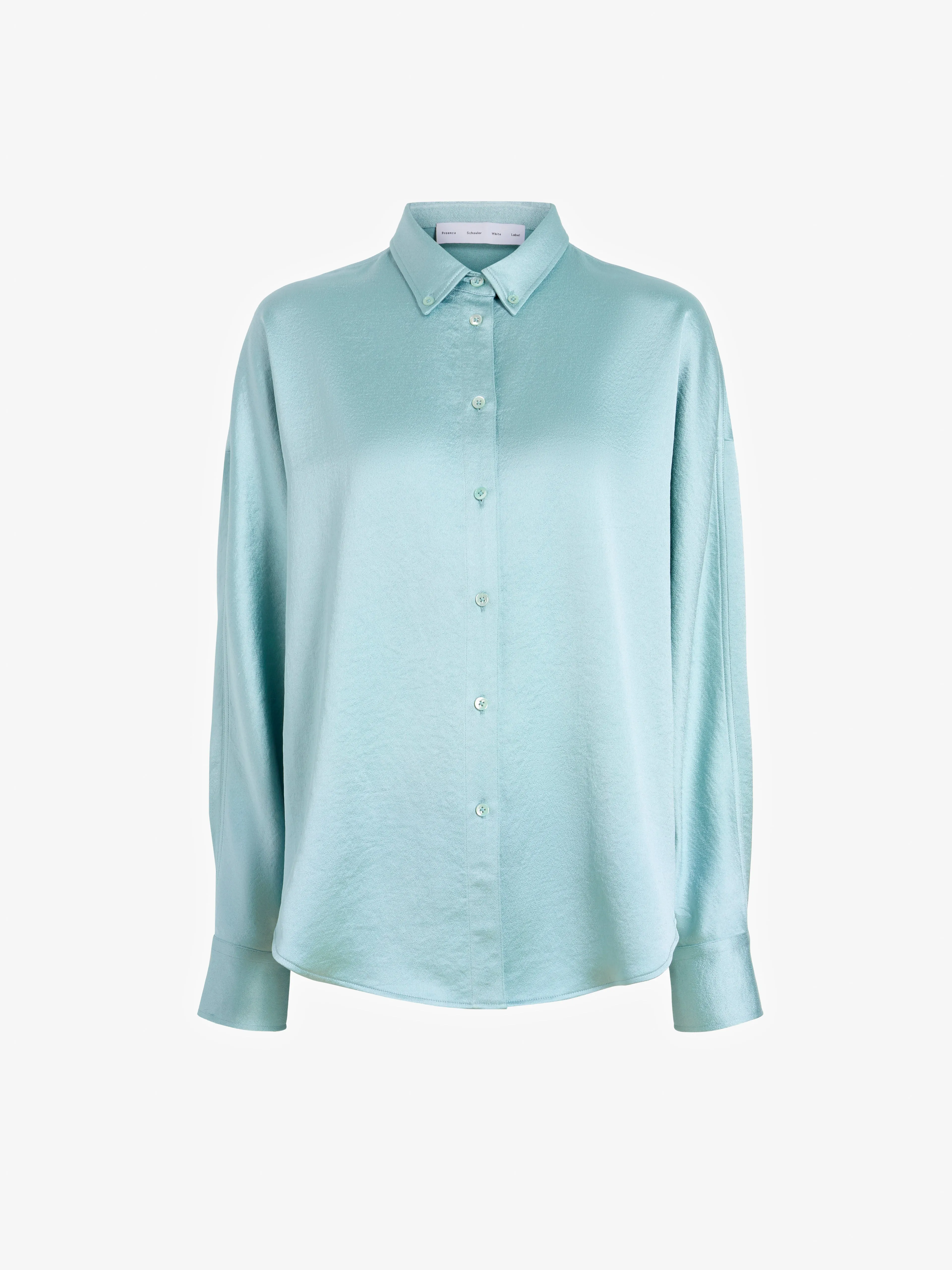 Caroline Shirt in Crinkled Crepe sold by Proenza Schouler