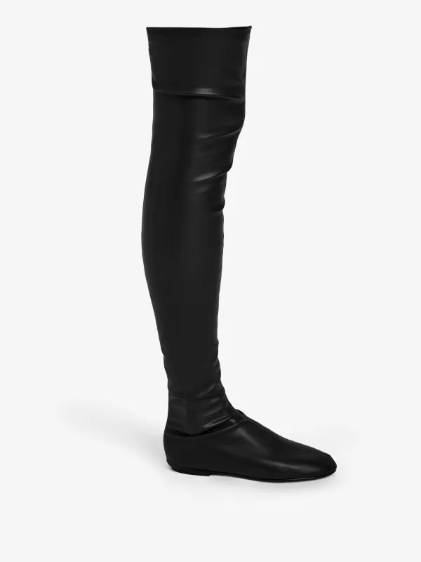 Tee Stretch Over The Knee Boots in Faux Leather sold by Proenza Schouler