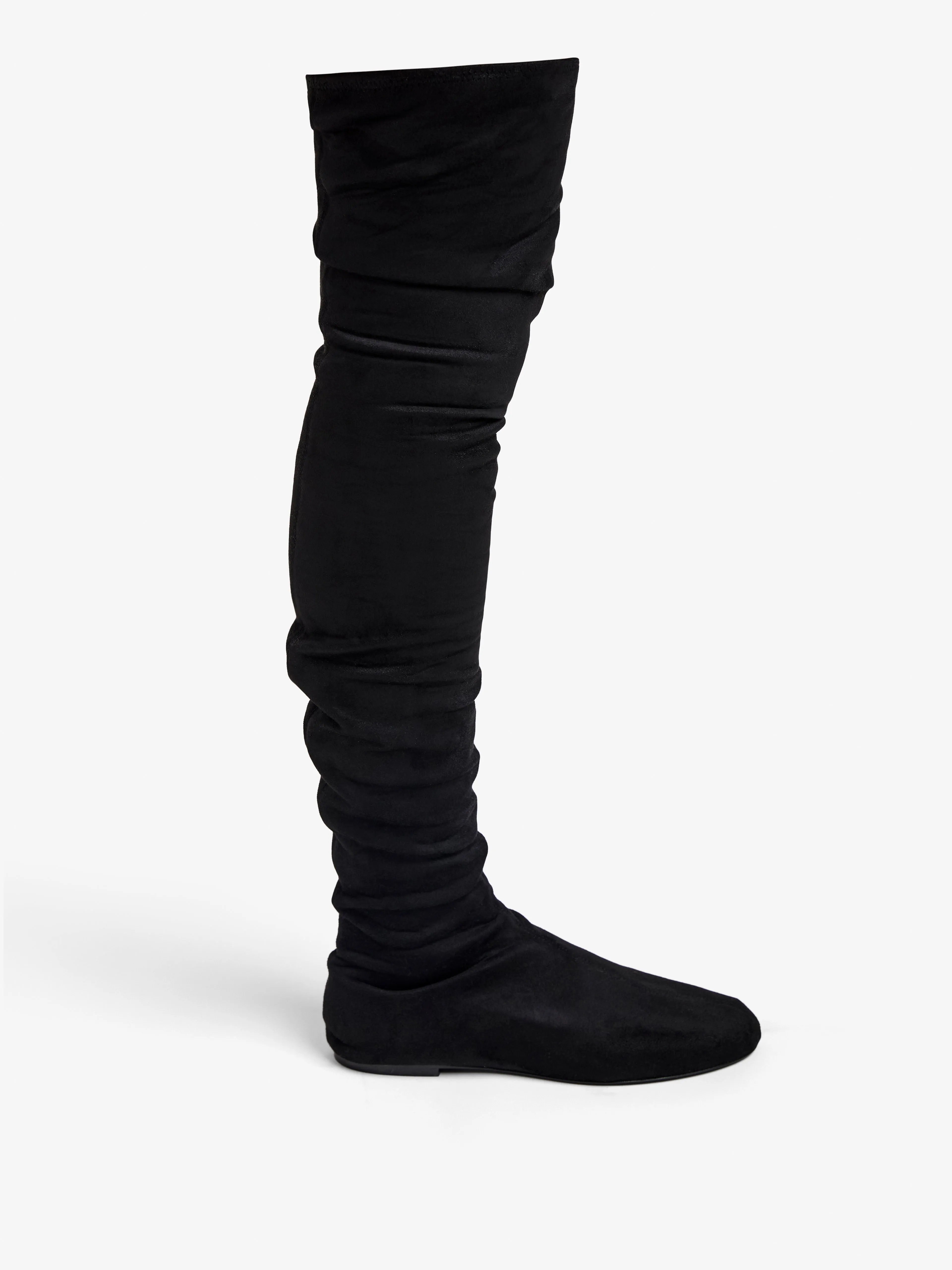 Tee Stretch Over The Knee Boots in Faux Suede sold by Proenza Schouler