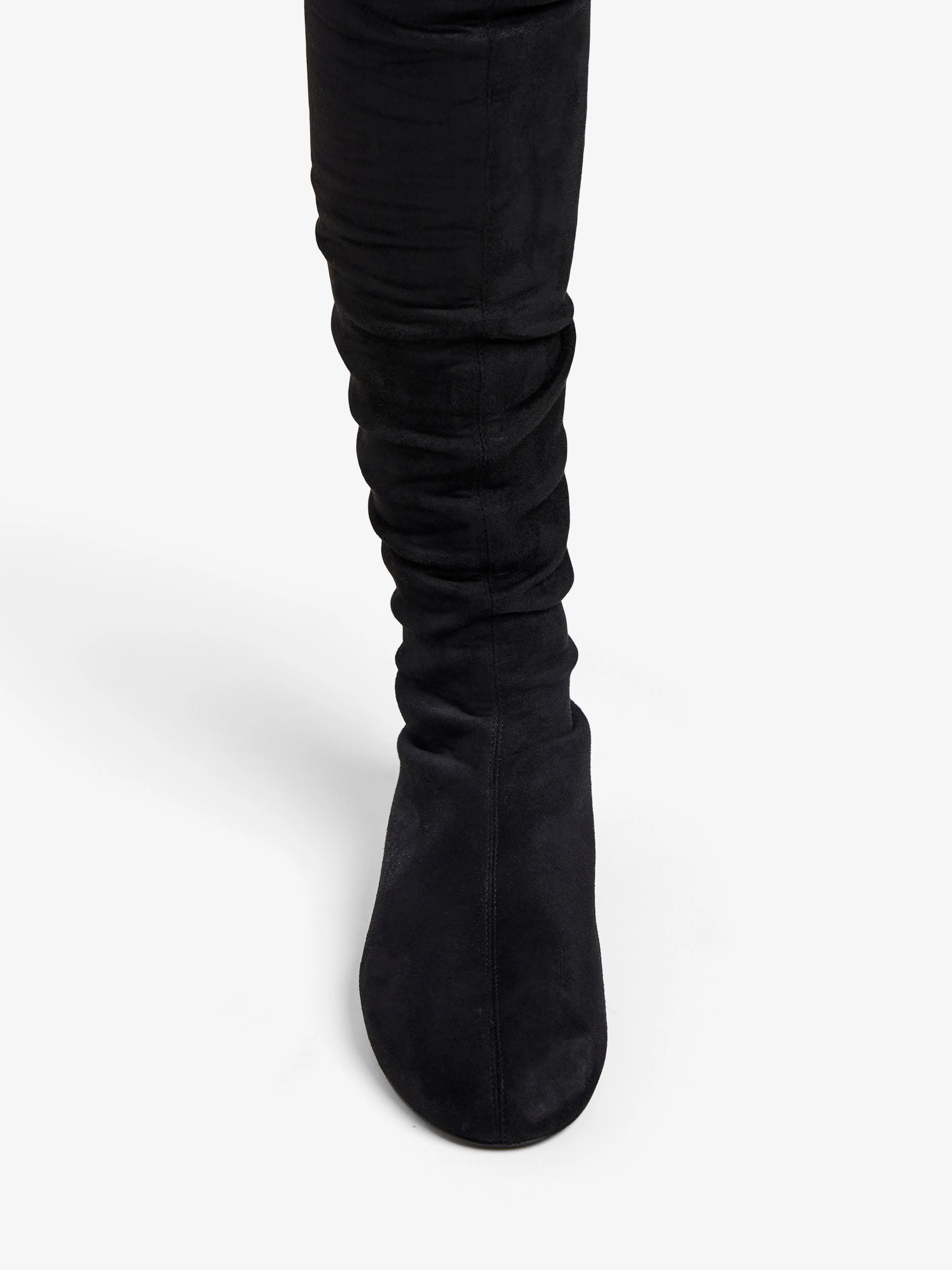 Tee Stretch Over The Knee Boots in Faux Suede sold by Proenza Schouler product image thumbnail 3