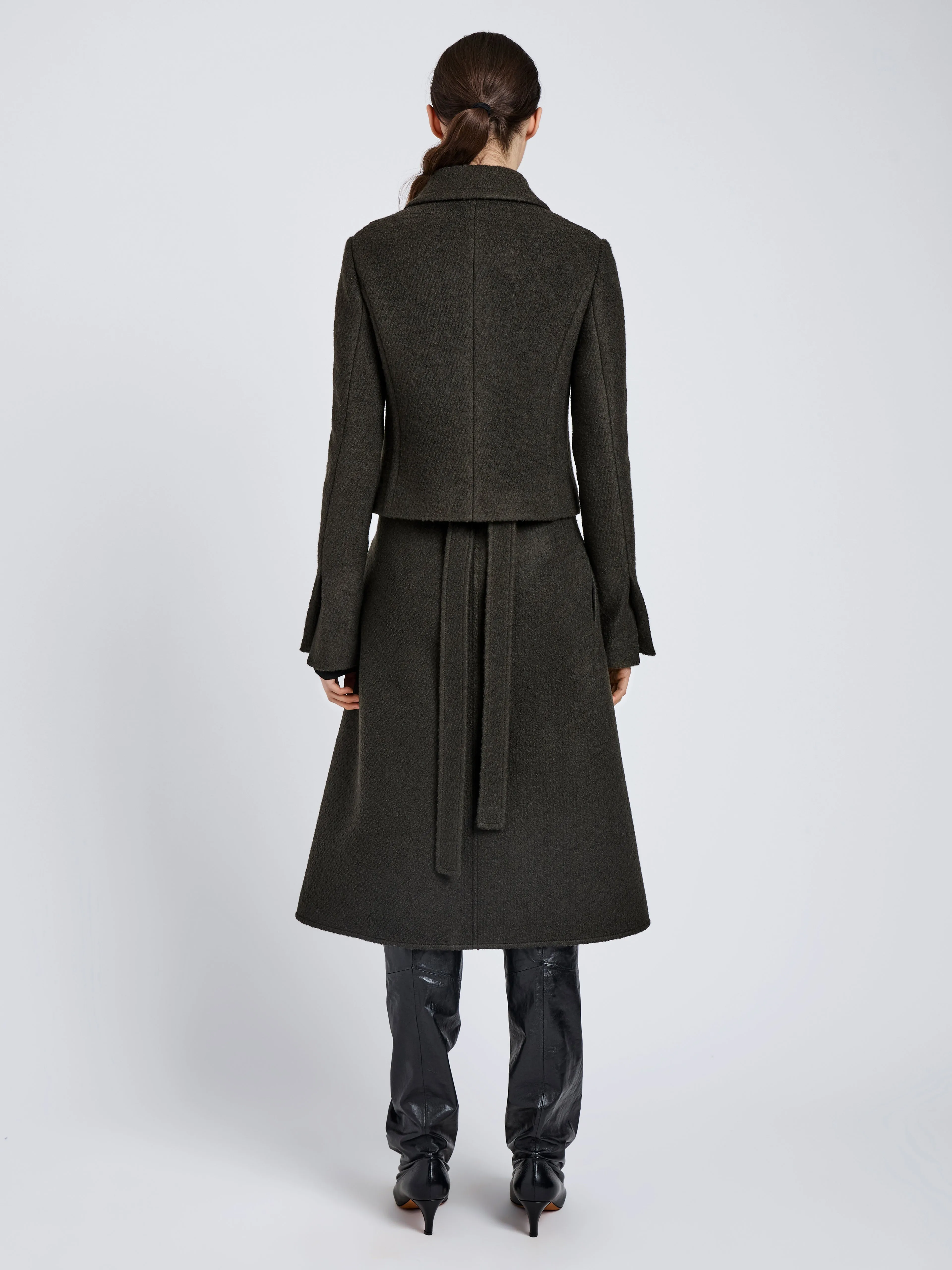 Kinsley Jacket in Boucle Twill Suiting sold by Proenza Schouler product image thumbnail 5