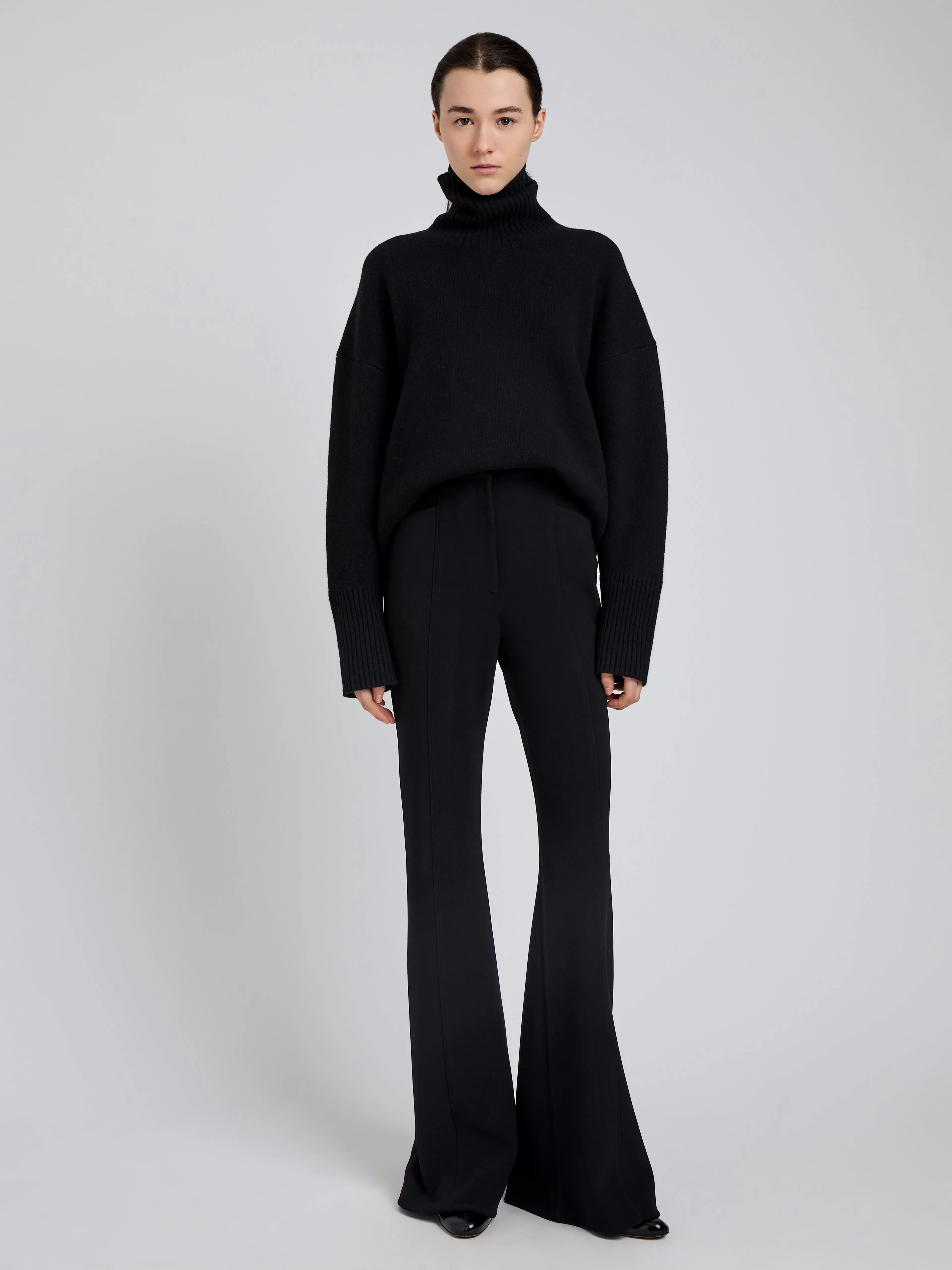 Kalea Pant in Compact Stretch Crepe sold by Proenza Schouler product image thumbnail 2