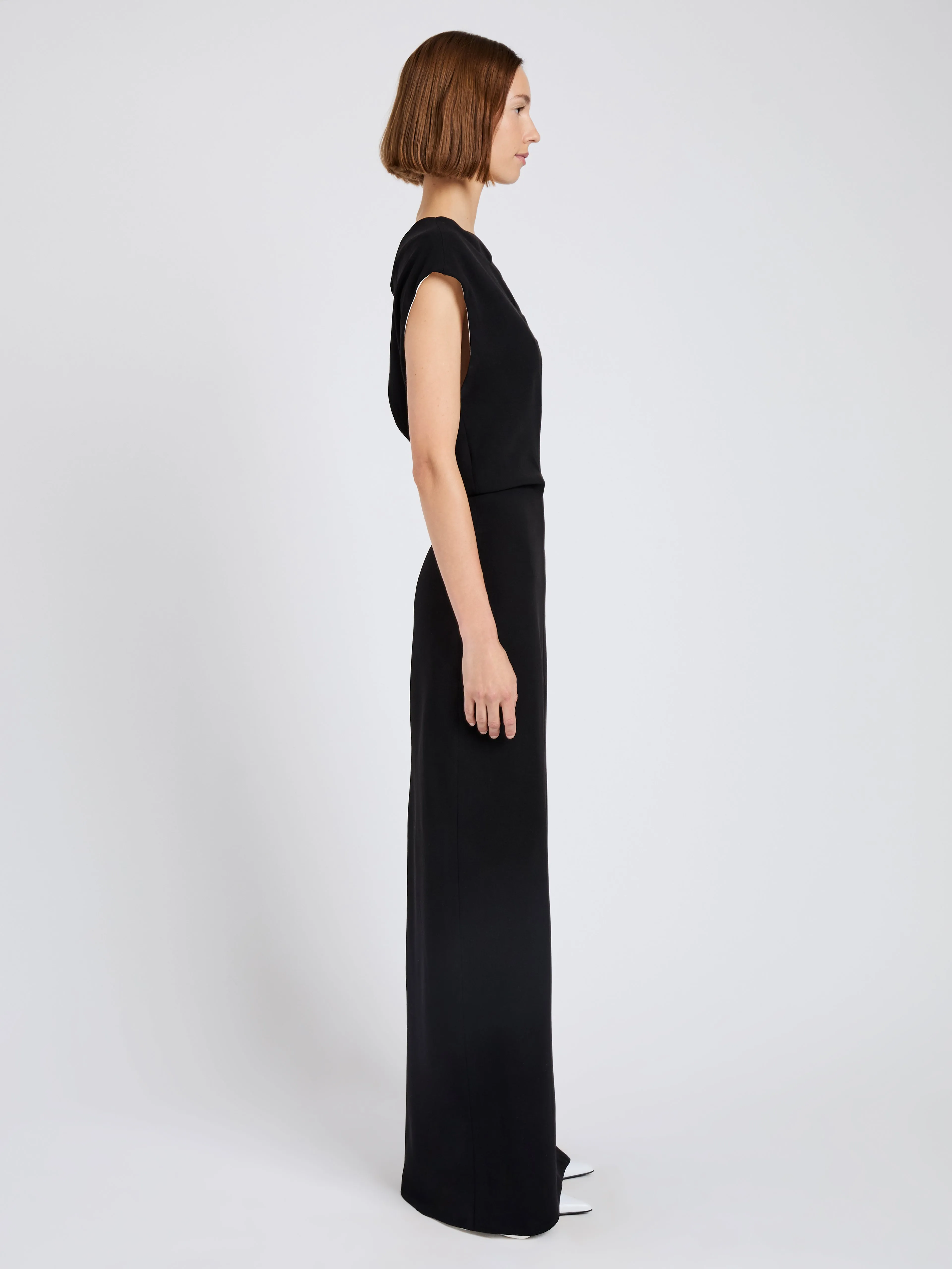 Rosina Dress in Light Double Crepe sold by Proenza Schouler product image thumbnail 3