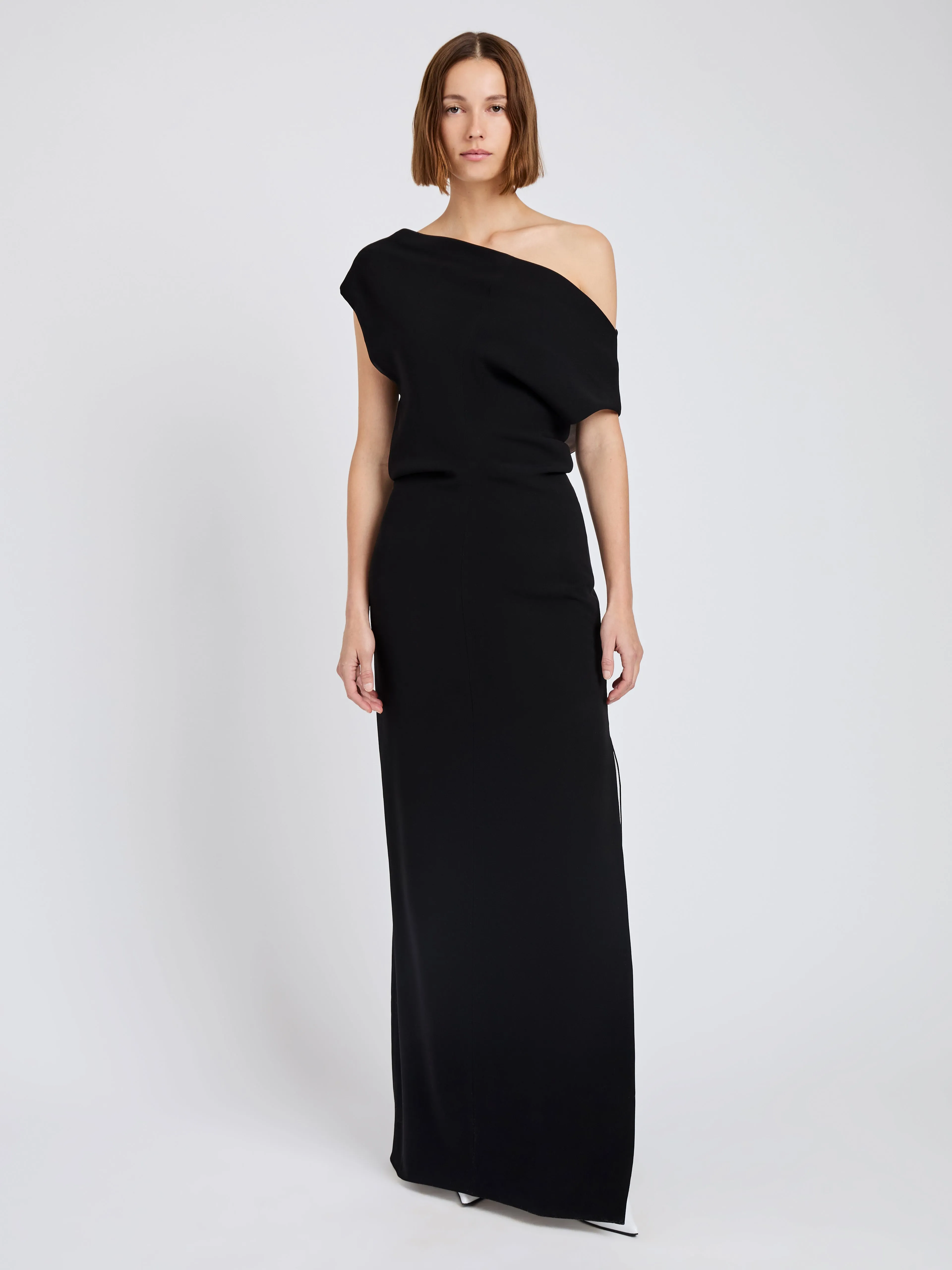 Rosina Dress in Light Double Crepe sold by Proenza Schouler product image thumbnail 2