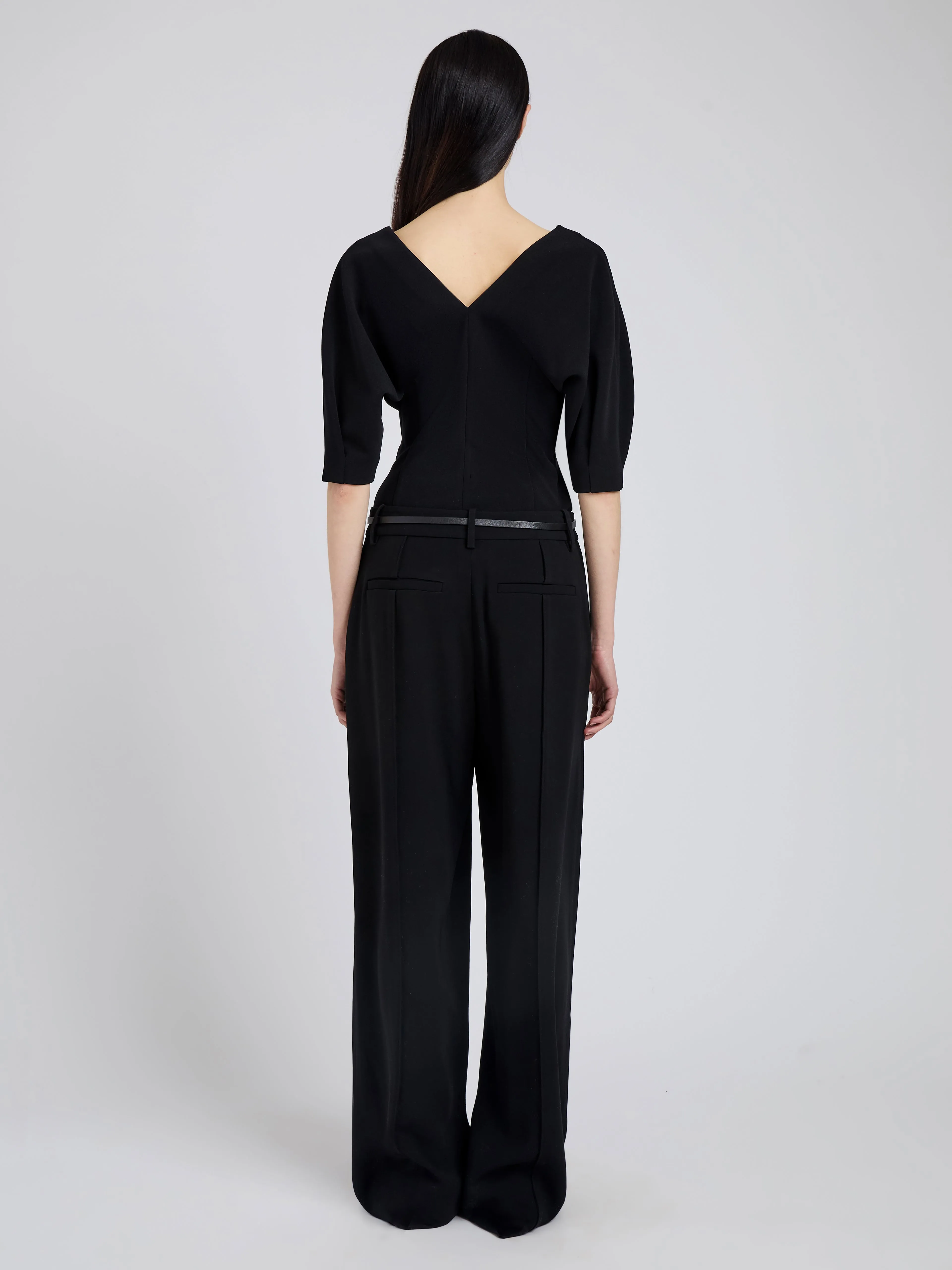 Darena Top in Compact Stretch Crepe sold by Proenza Schouler product image thumbnail 5