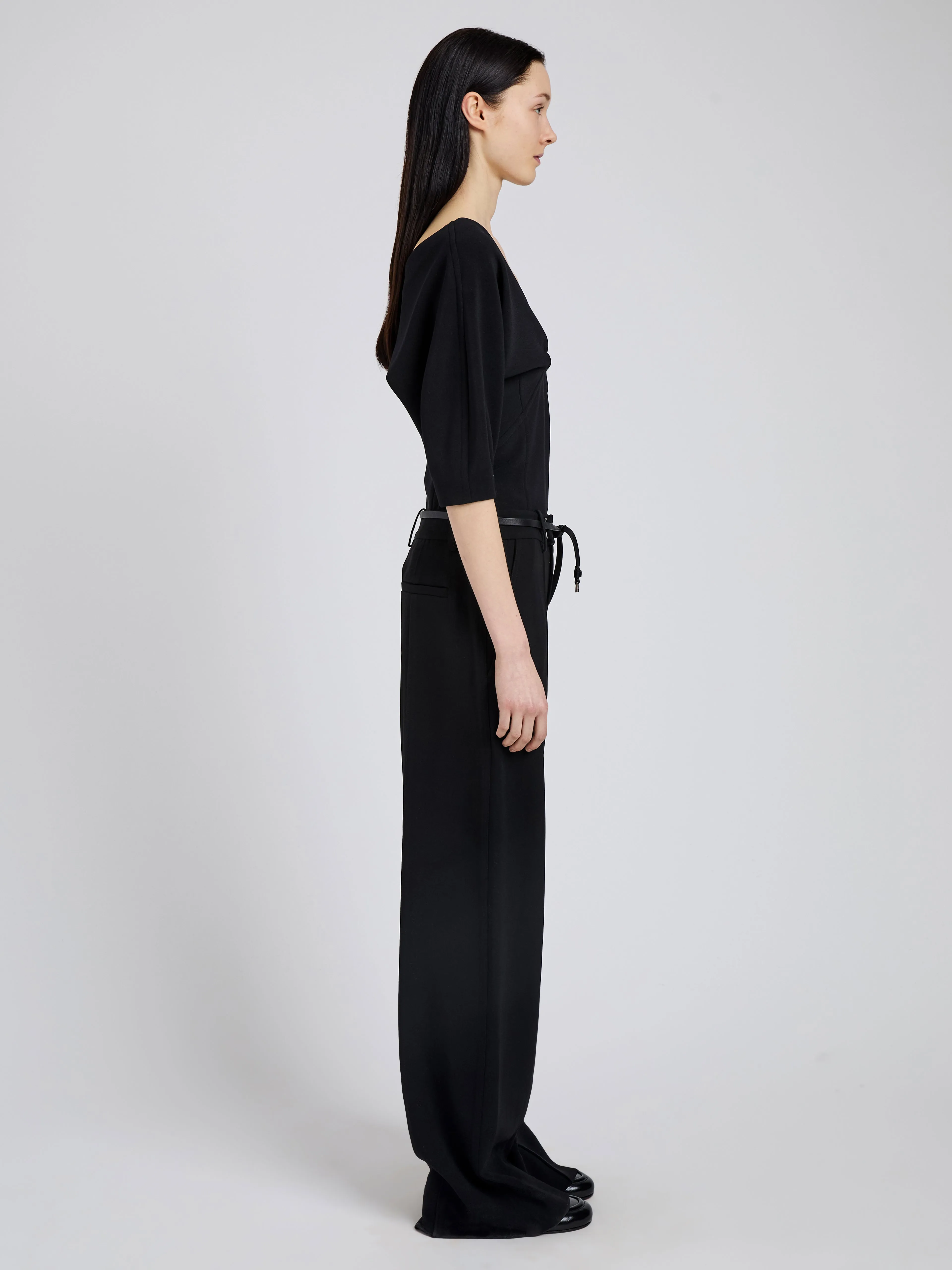 Darena Top in Compact Stretch Crepe sold by Proenza Schouler product image thumbnail 4
