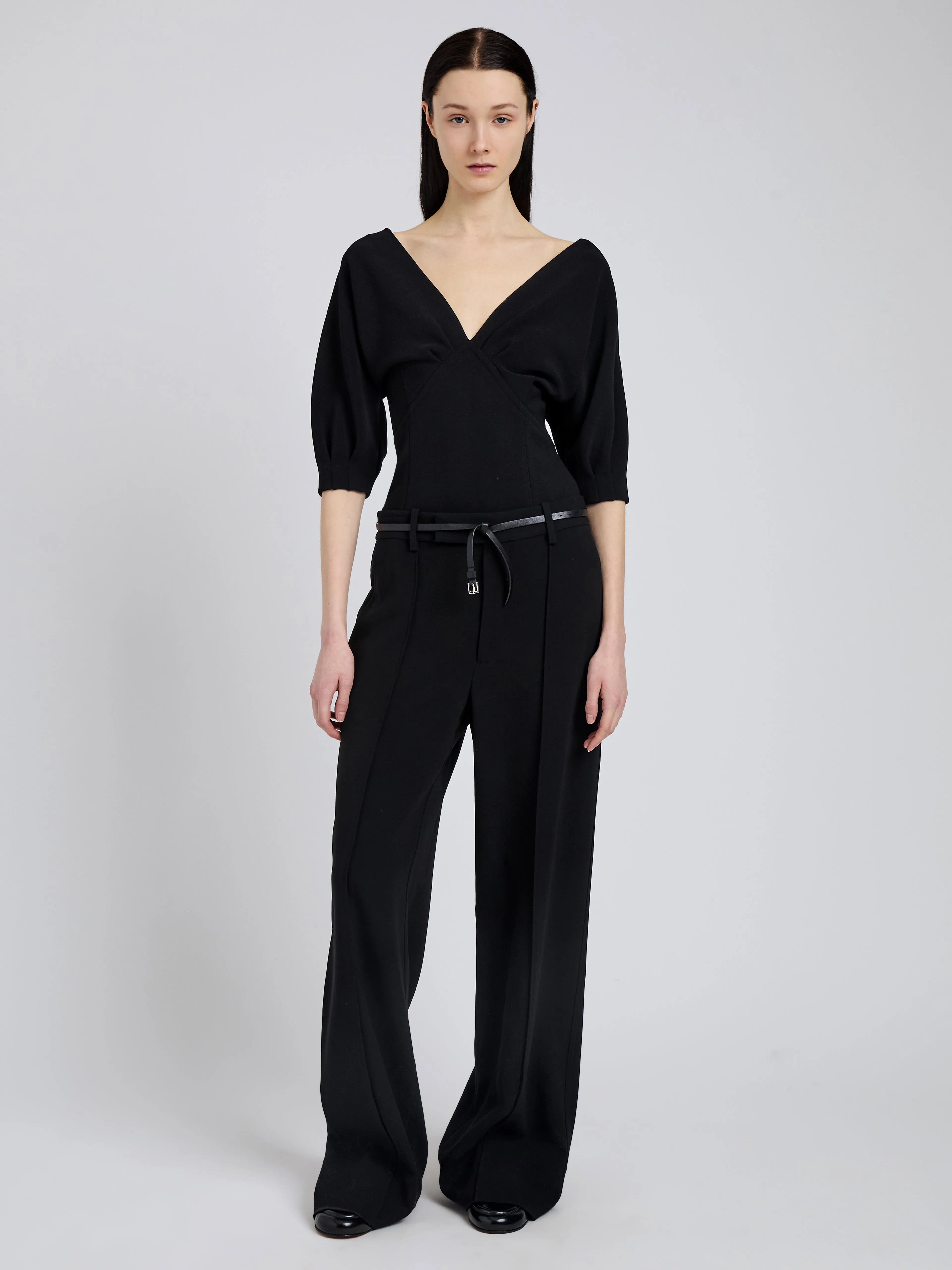Darena Top in Compact Stretch Crepe sold by Proenza Schouler product image thumbnail 3