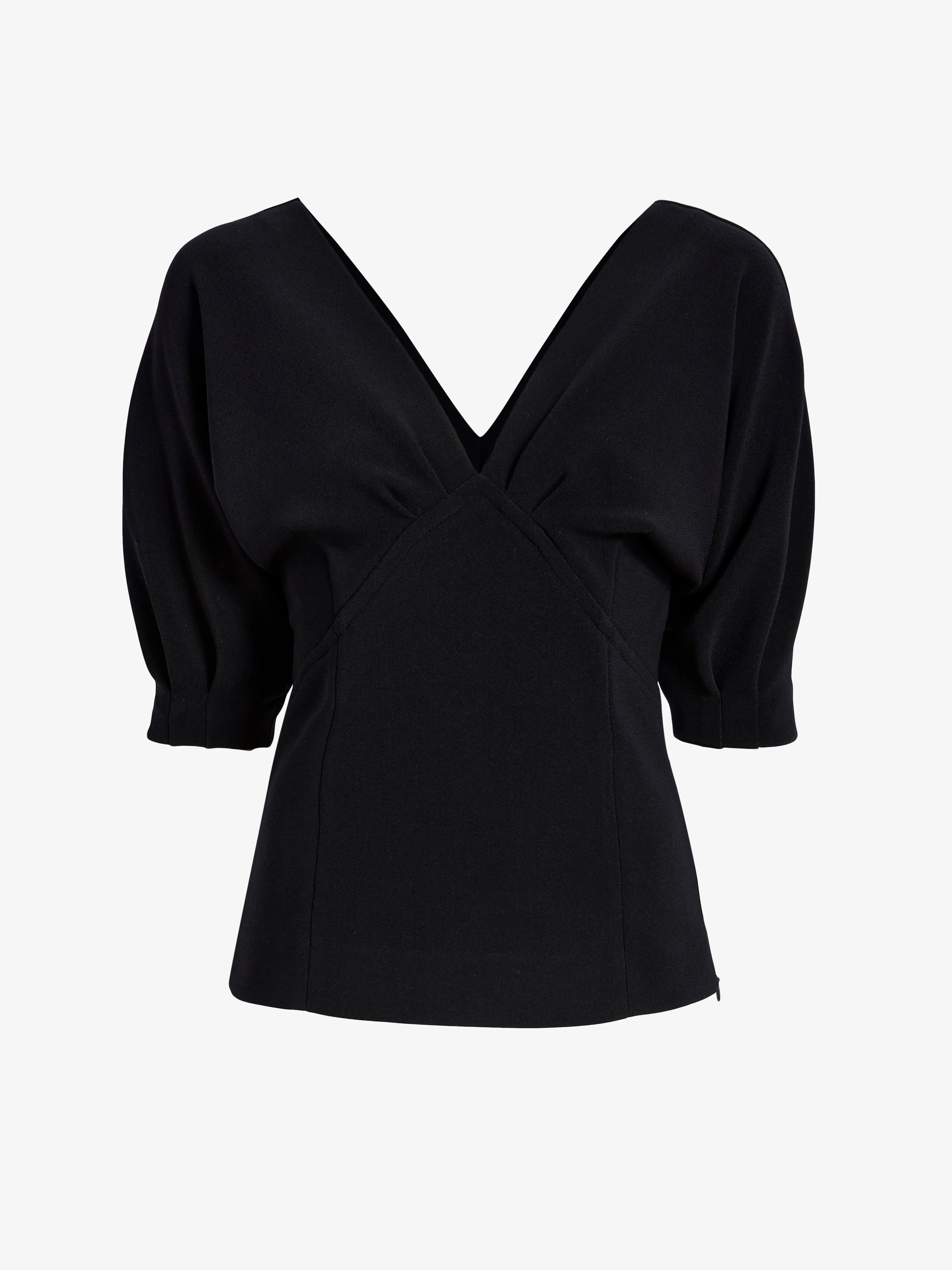 Darena Top in Compact Stretch Crepe sold by Proenza Schouler