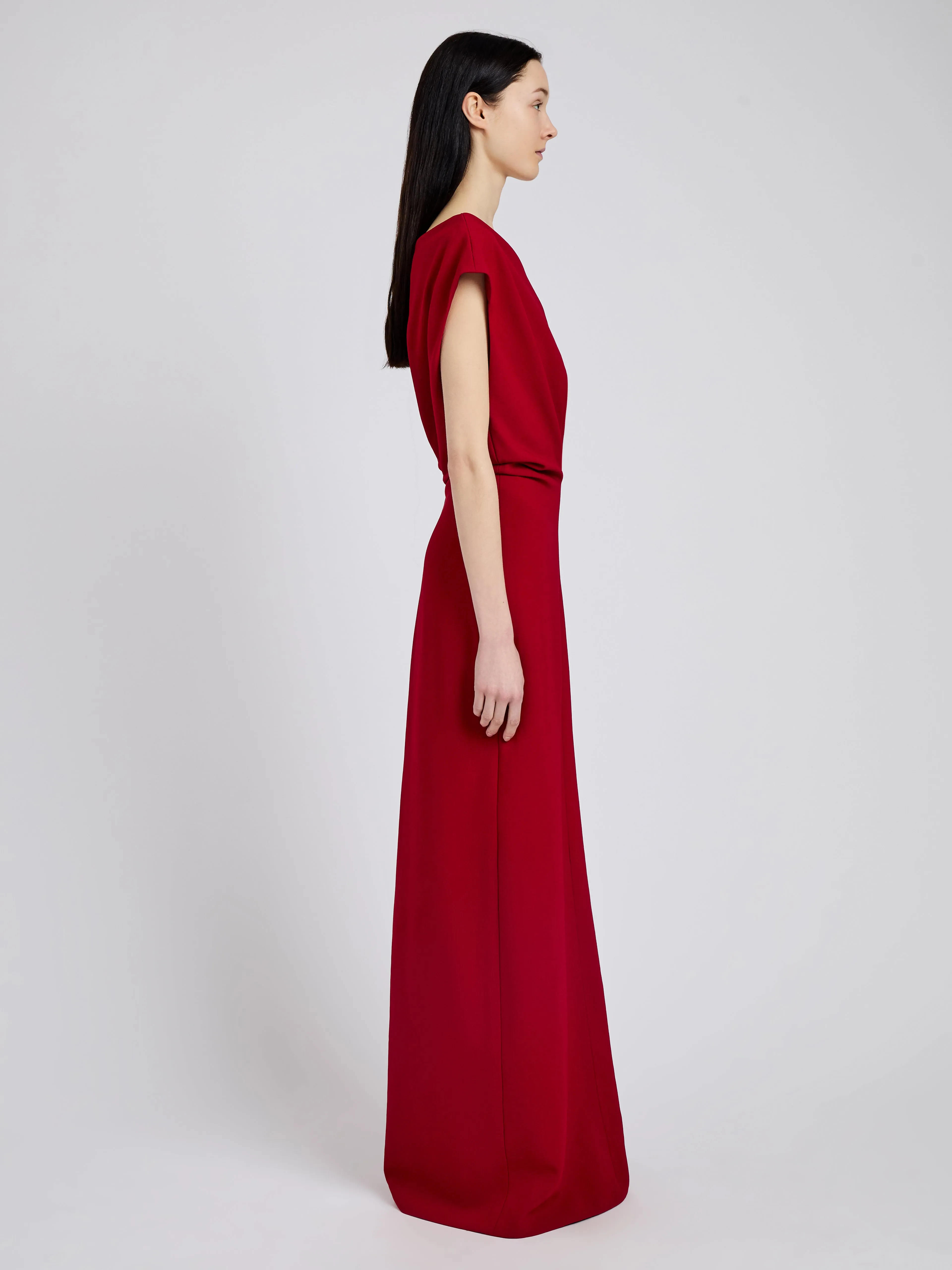 Rosina Dress in Light Double Crepe sold by Proenza Schouler product image thumbnail 3