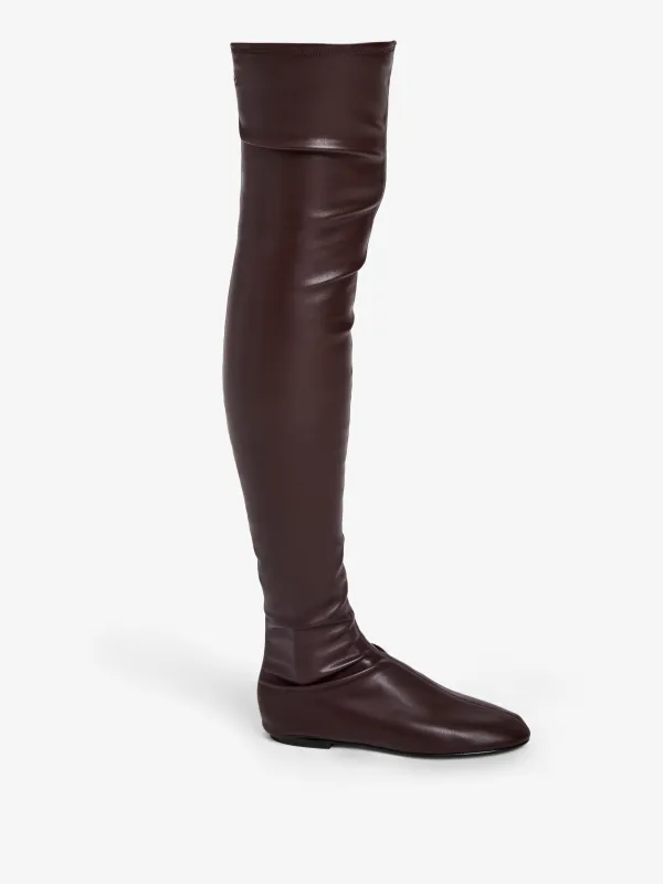 Tee Stretch Over The Knee Boots in Faux Leather sold by Proenza Schouler