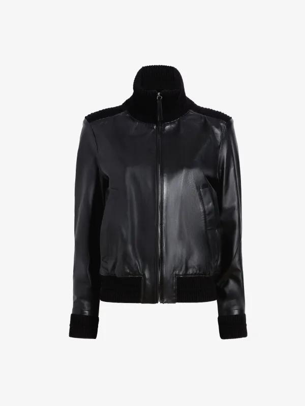 Elenora Jacket in Lightweight Leather sold by Proenza Schouler