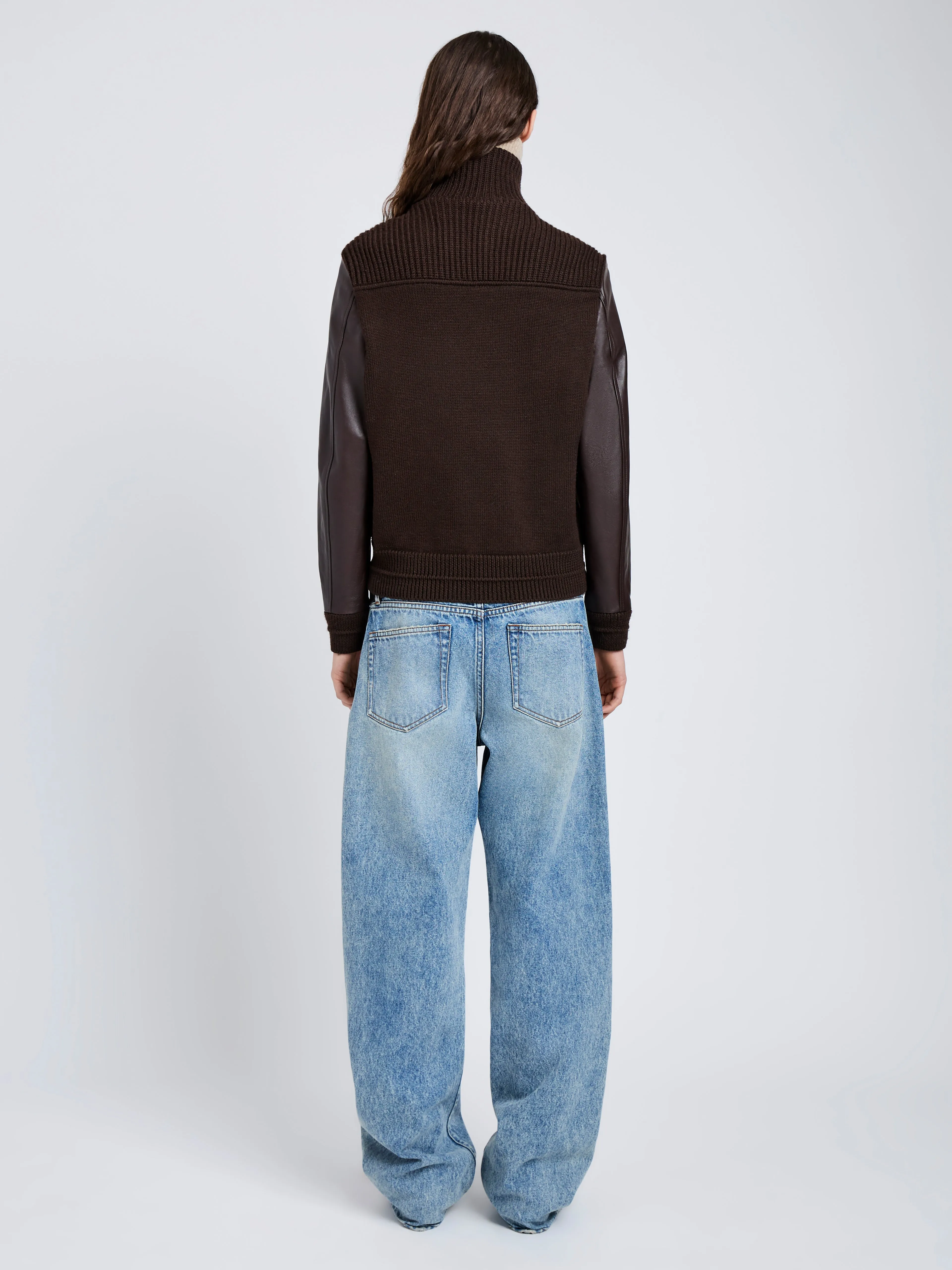 Elenora Jacket in Lightweight Leather sold by Proenza Schouler product image thumbnail 5