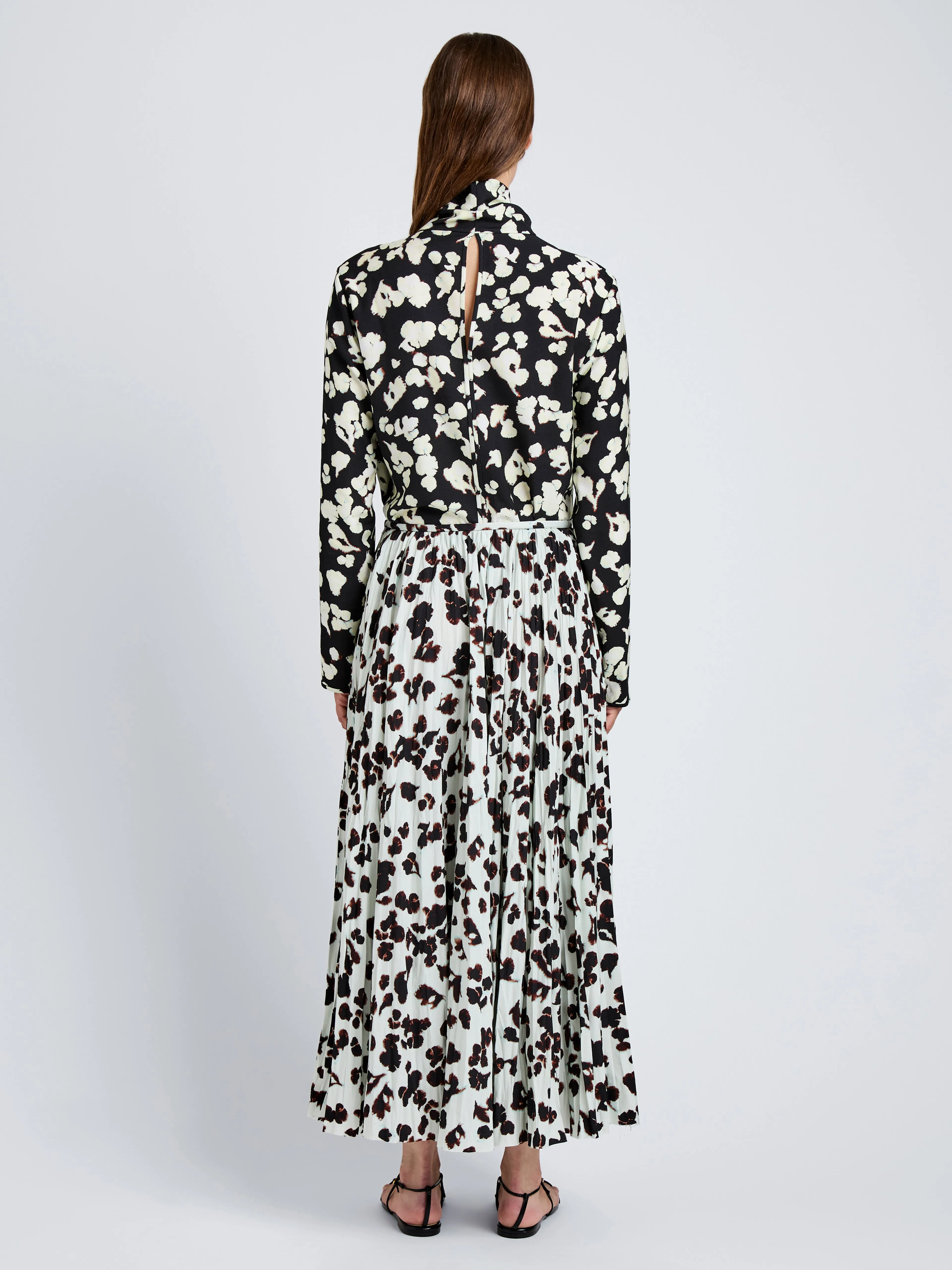 Runa Skirt in Printed Soft Twill sold by Proenza Schouler product image thumbnail 4