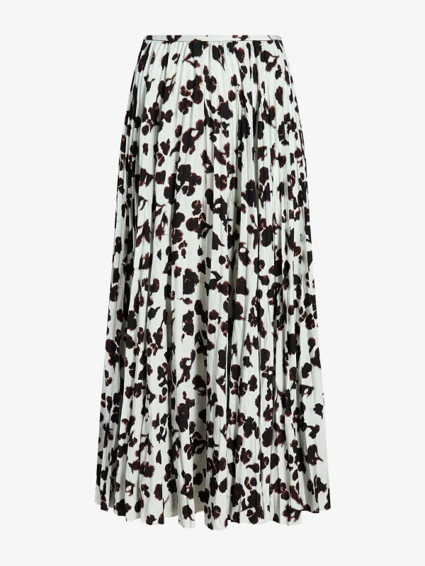 Runa Skirt in Printed Soft Twill made by Proenza Schouler