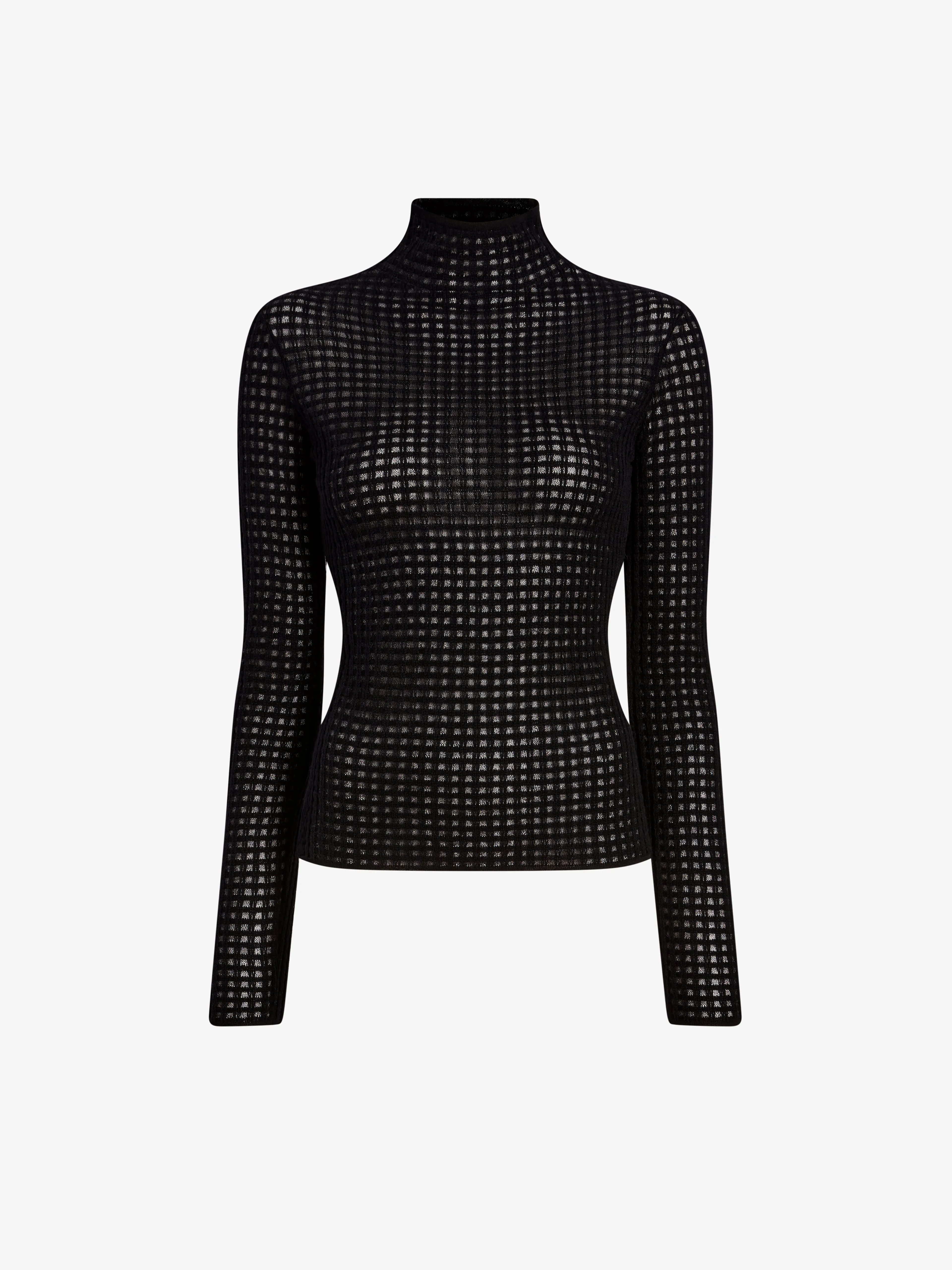 Zella Top in Check Merino sold by Proenza Schouler