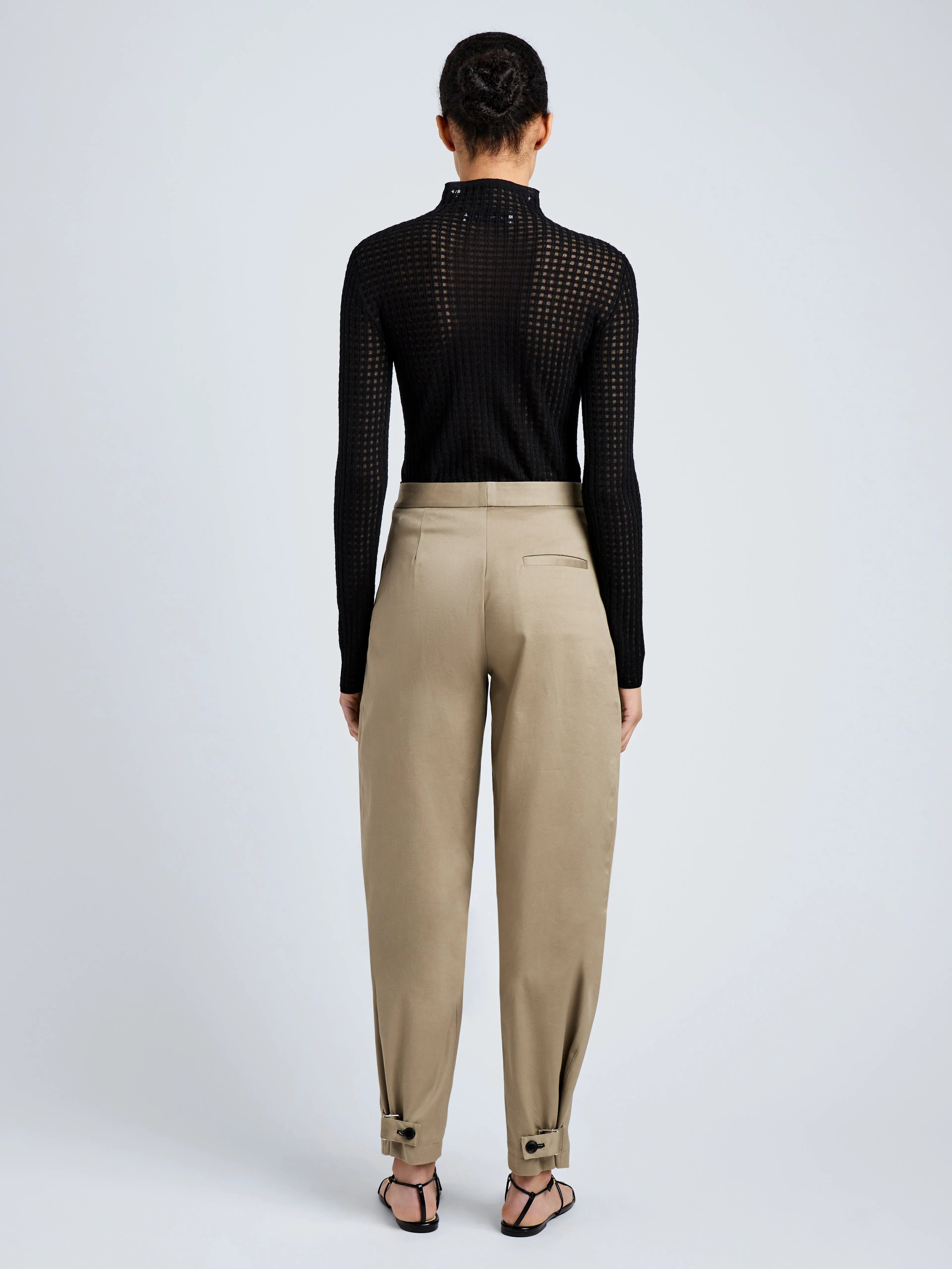 Zella Top in Check Merino sold by Proenza Schouler product image thumbnail 5