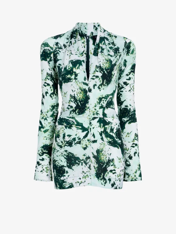 Adela Top in Printed Silk Viscose sold by Proenza Schouler