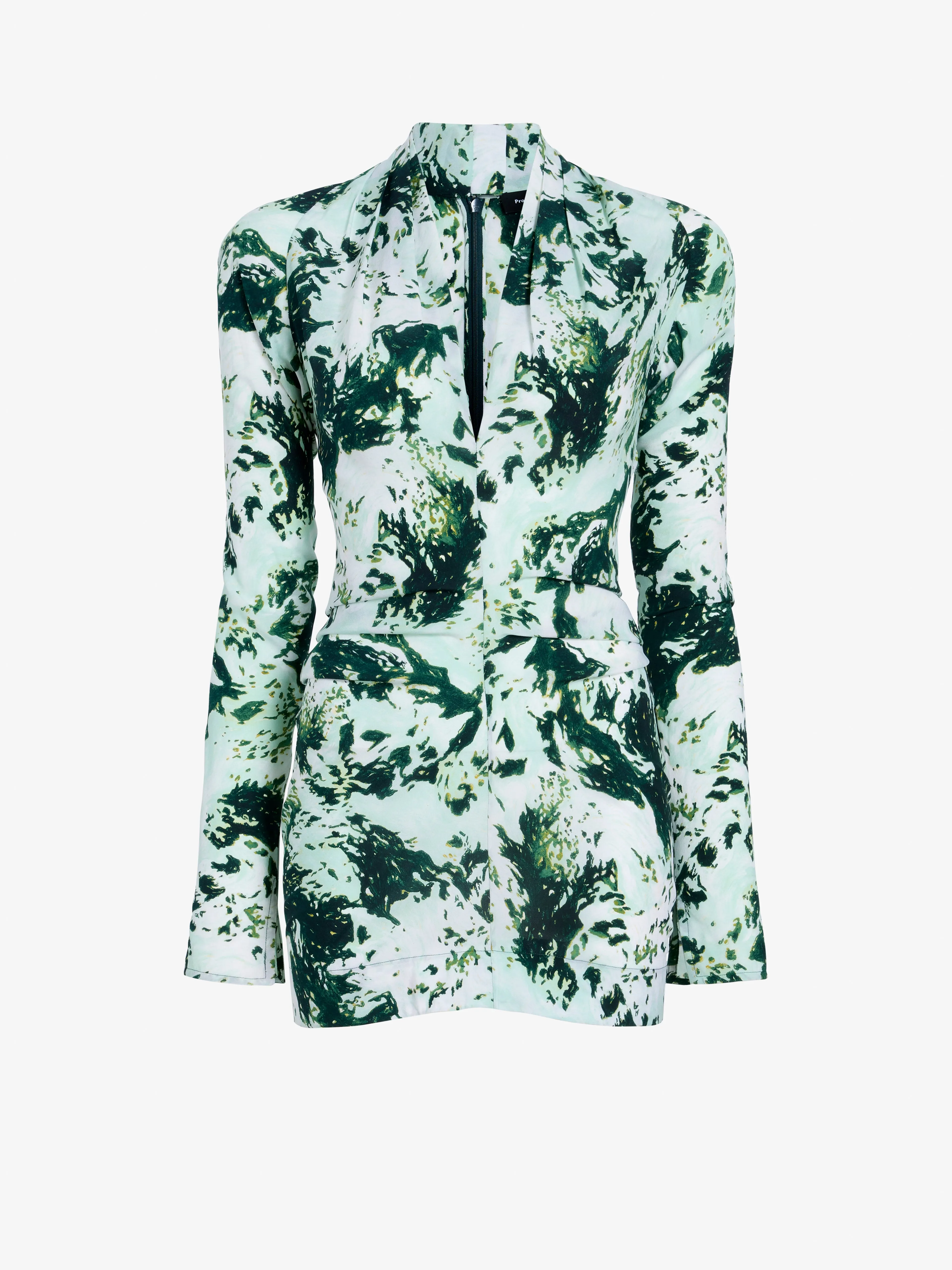Adela Top in Printed Silk Viscose sold by Proenza Schouler