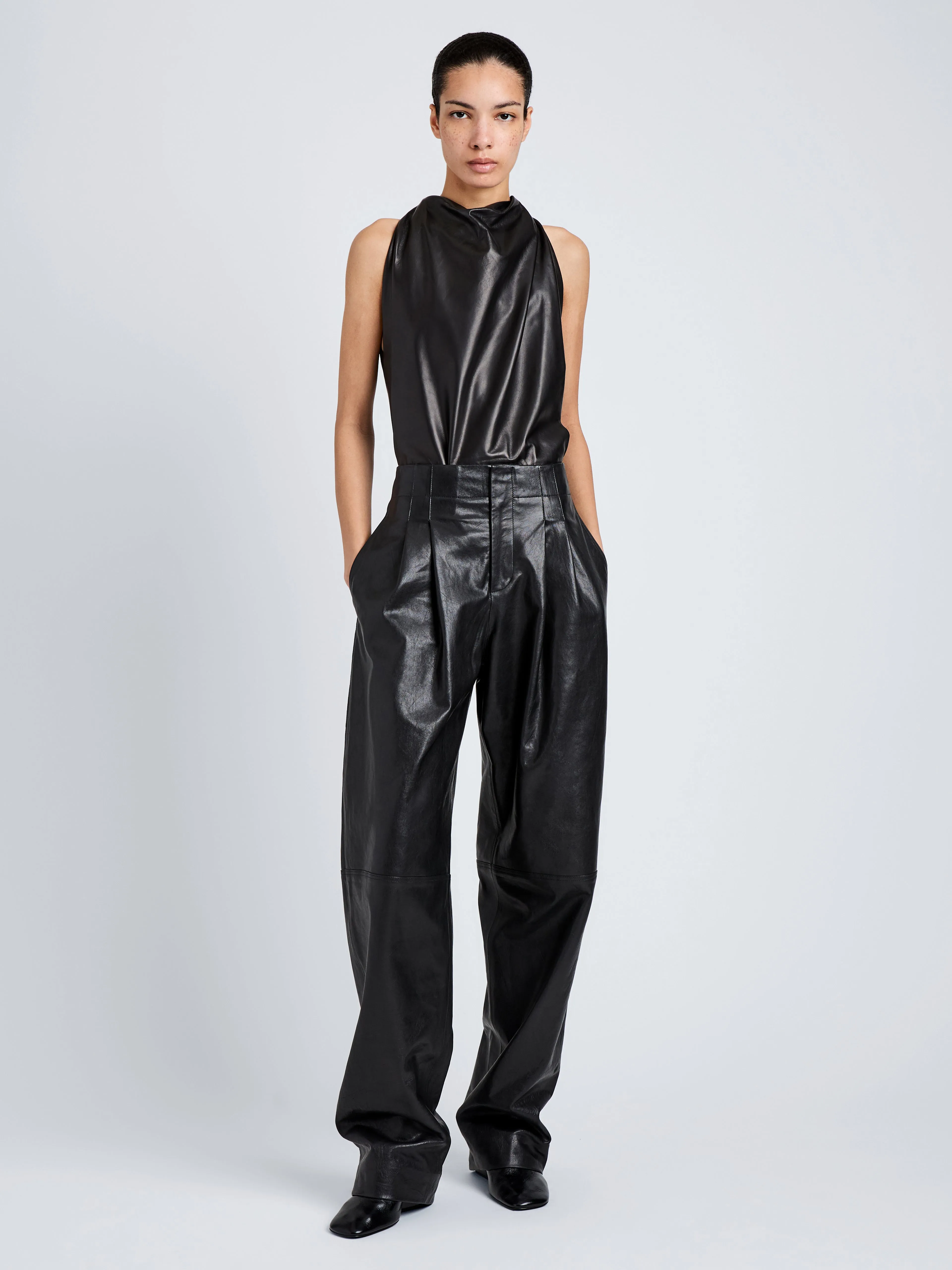 Iza Top in Classic Nappa sold by Proenza Schouler product image thumbnail 3