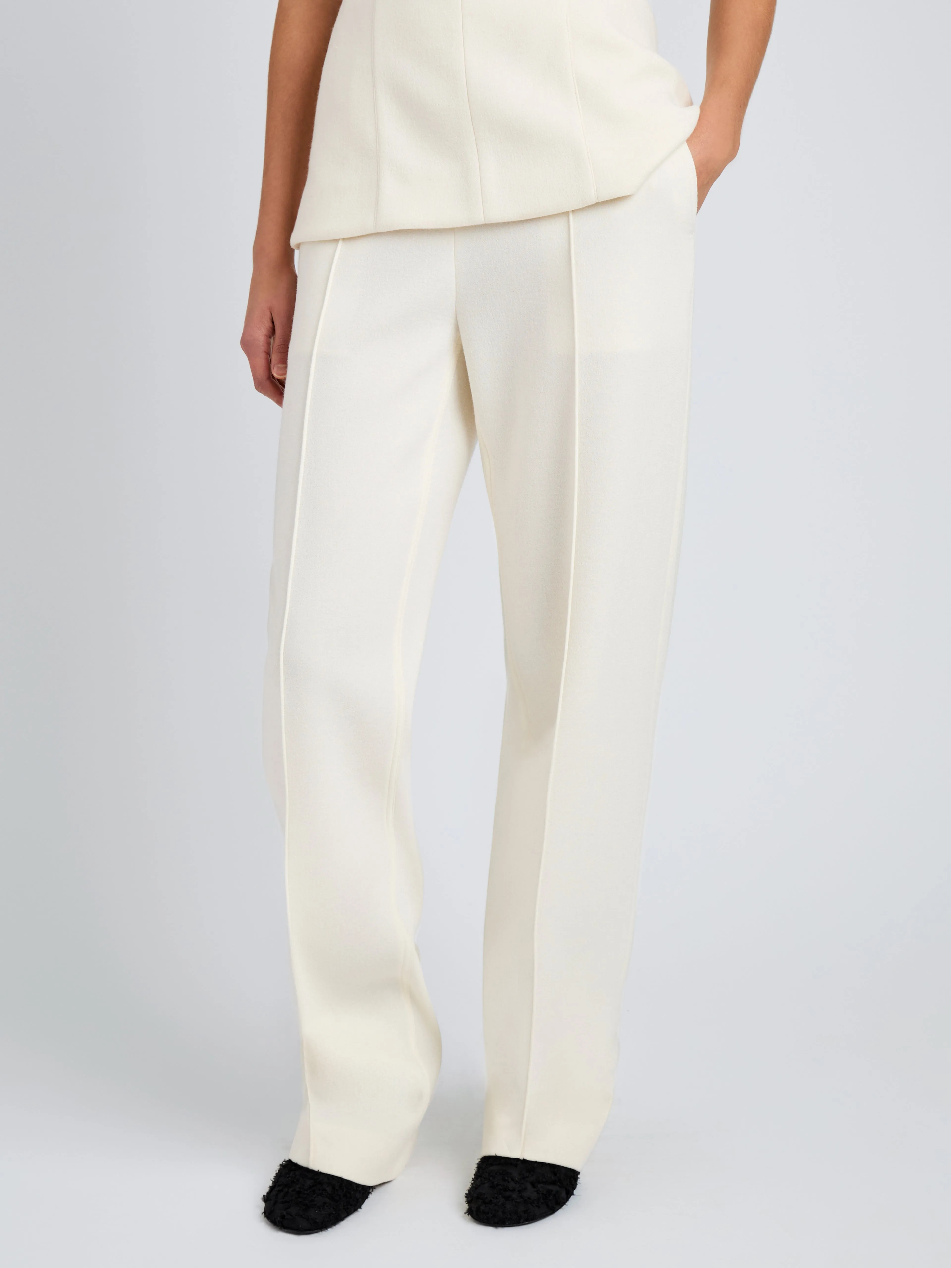 Zee Pant in Wool Scuba sold by Proenza Schouler product image thumbnail 5