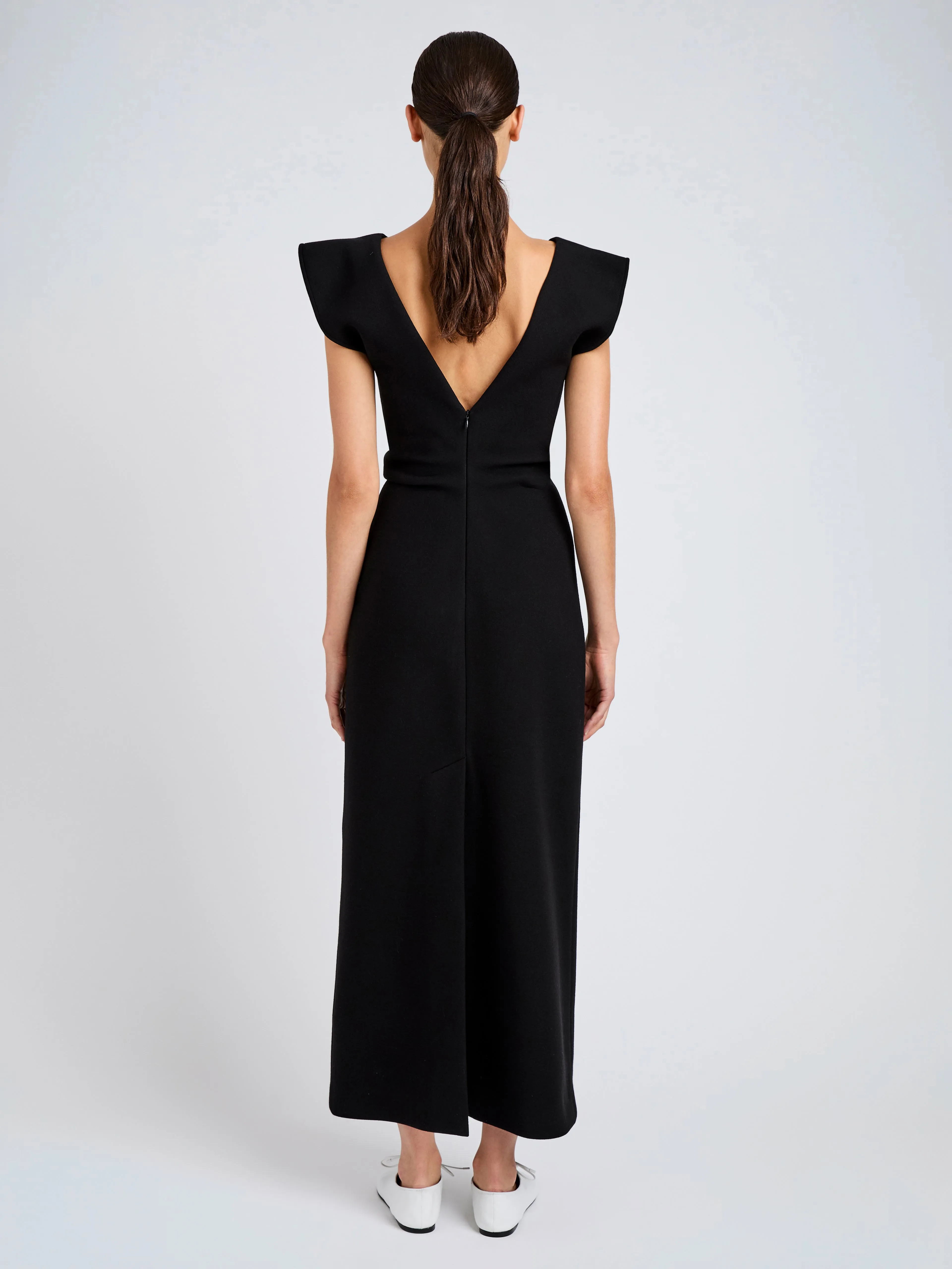 Mariam Dress in Wool Scuba sold by Proenza Schouler product image thumbnail 4