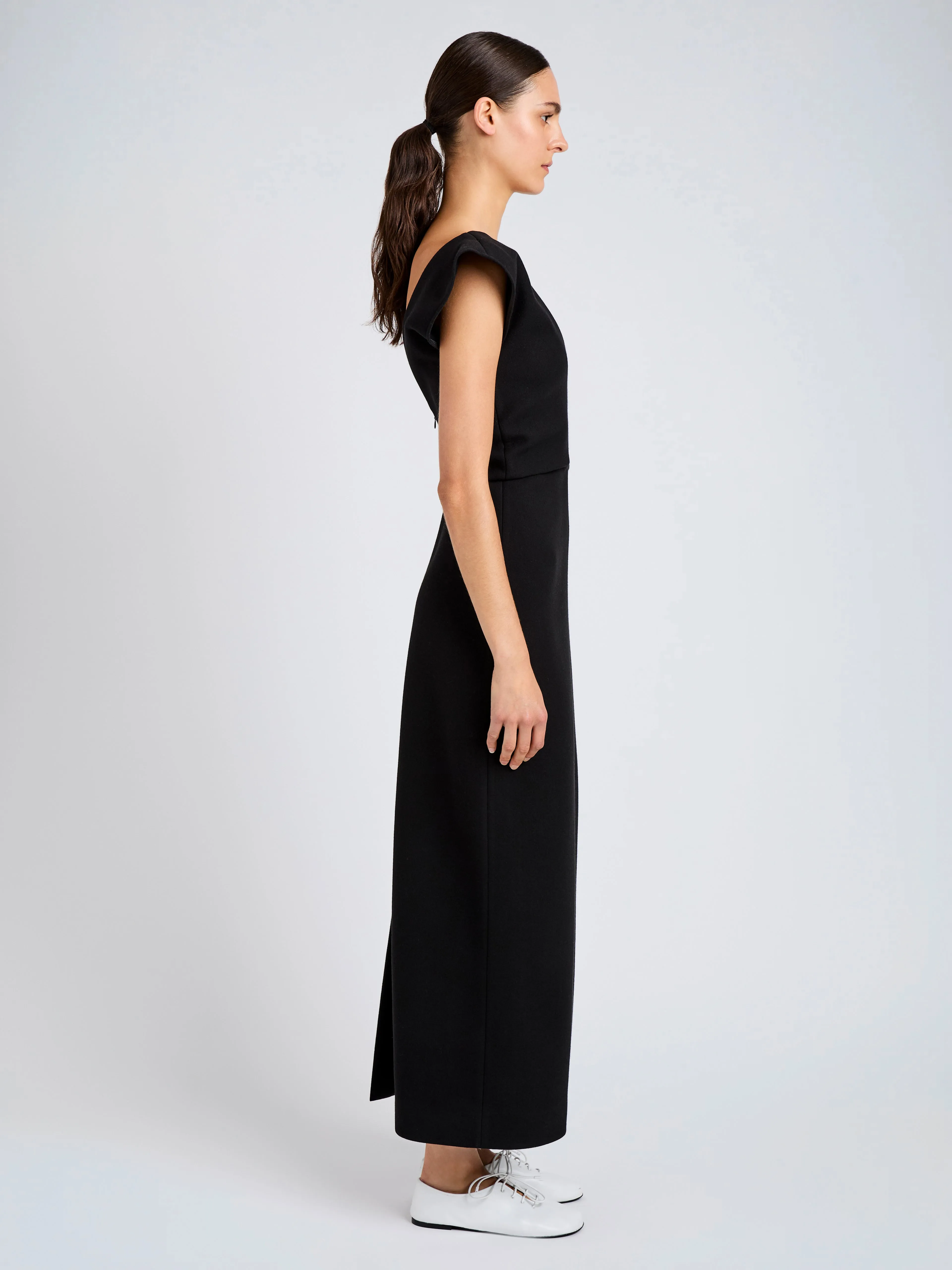 Mariam Dress in Wool Scuba sold by Proenza Schouler product image thumbnail 3