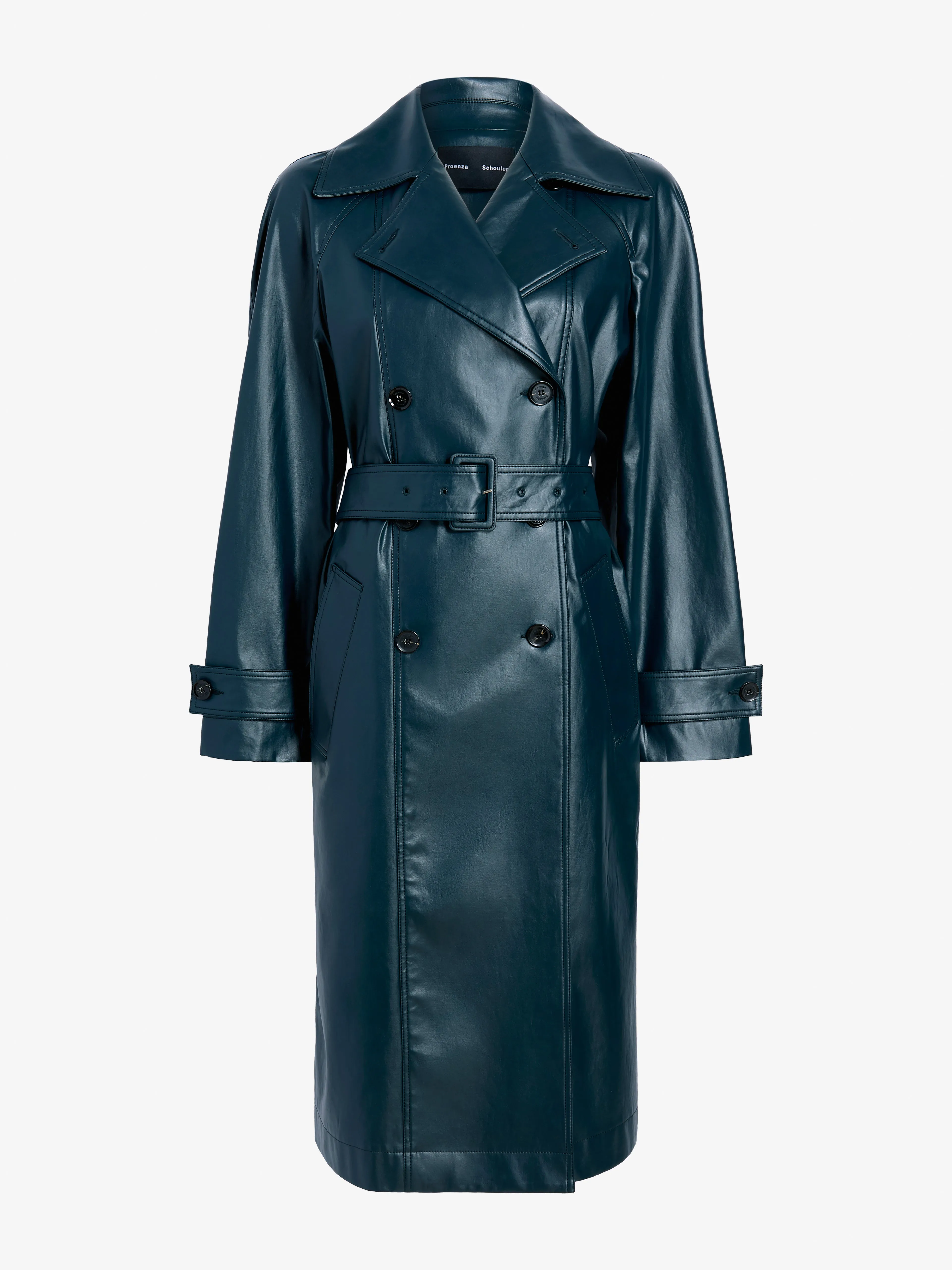 Benedetta Trench Coat in Coated Cotton sold by Proenza Schouler
