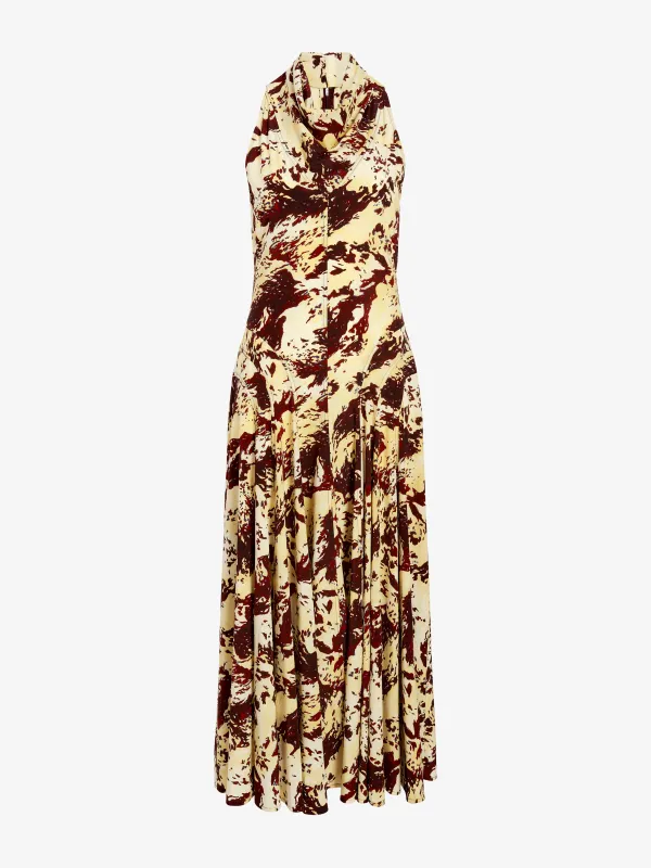 Adelide Dress in Printed Silk Viscose sold by Proenza Schouler