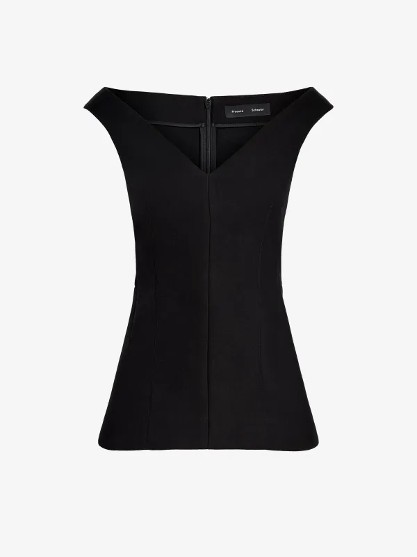 Mariam Top in Wool Scuba made by Proenza Schouler